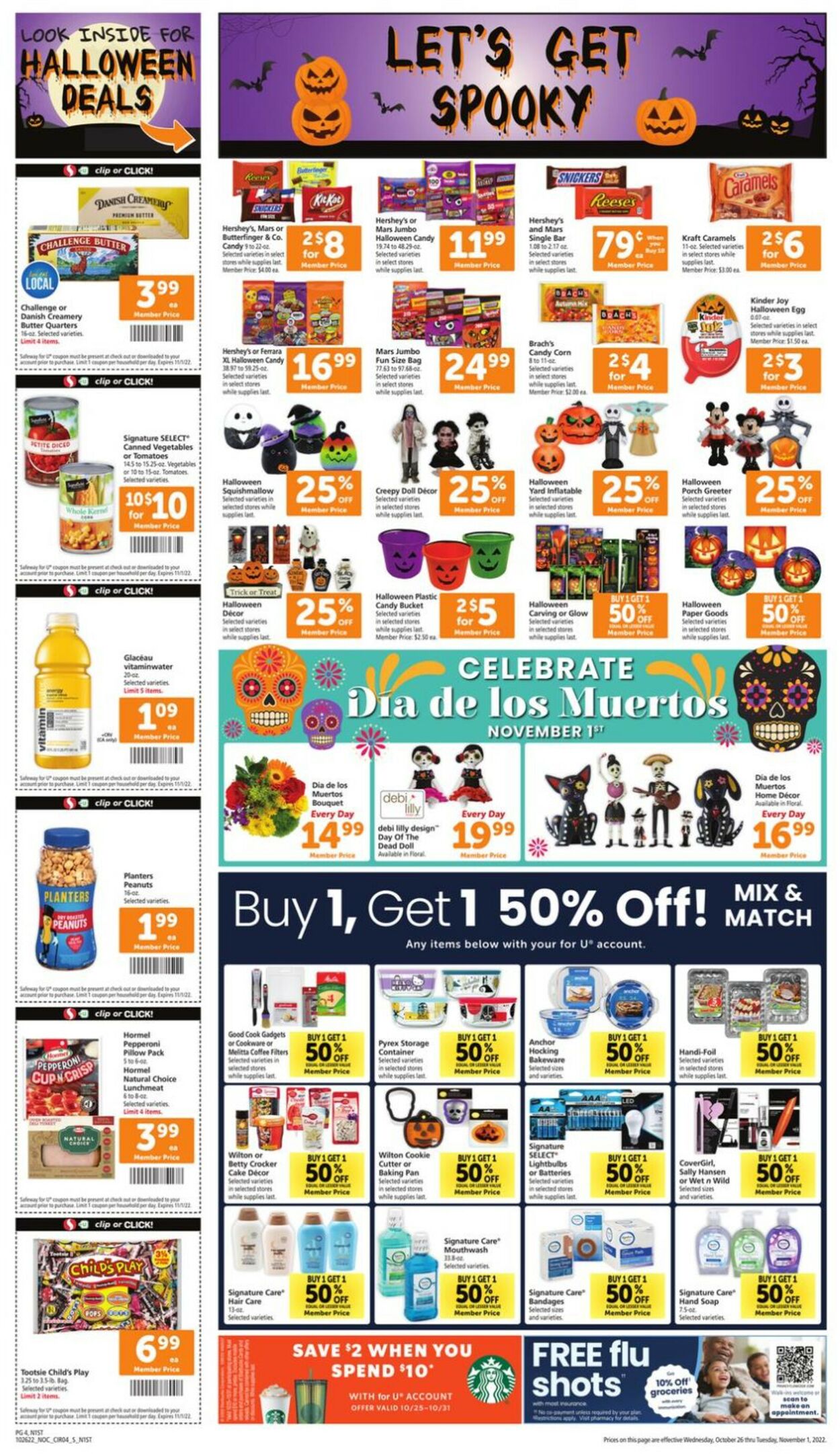 Safeway Weekly Ad Circular - valid 10/26-11/01/2022 (Page 4)