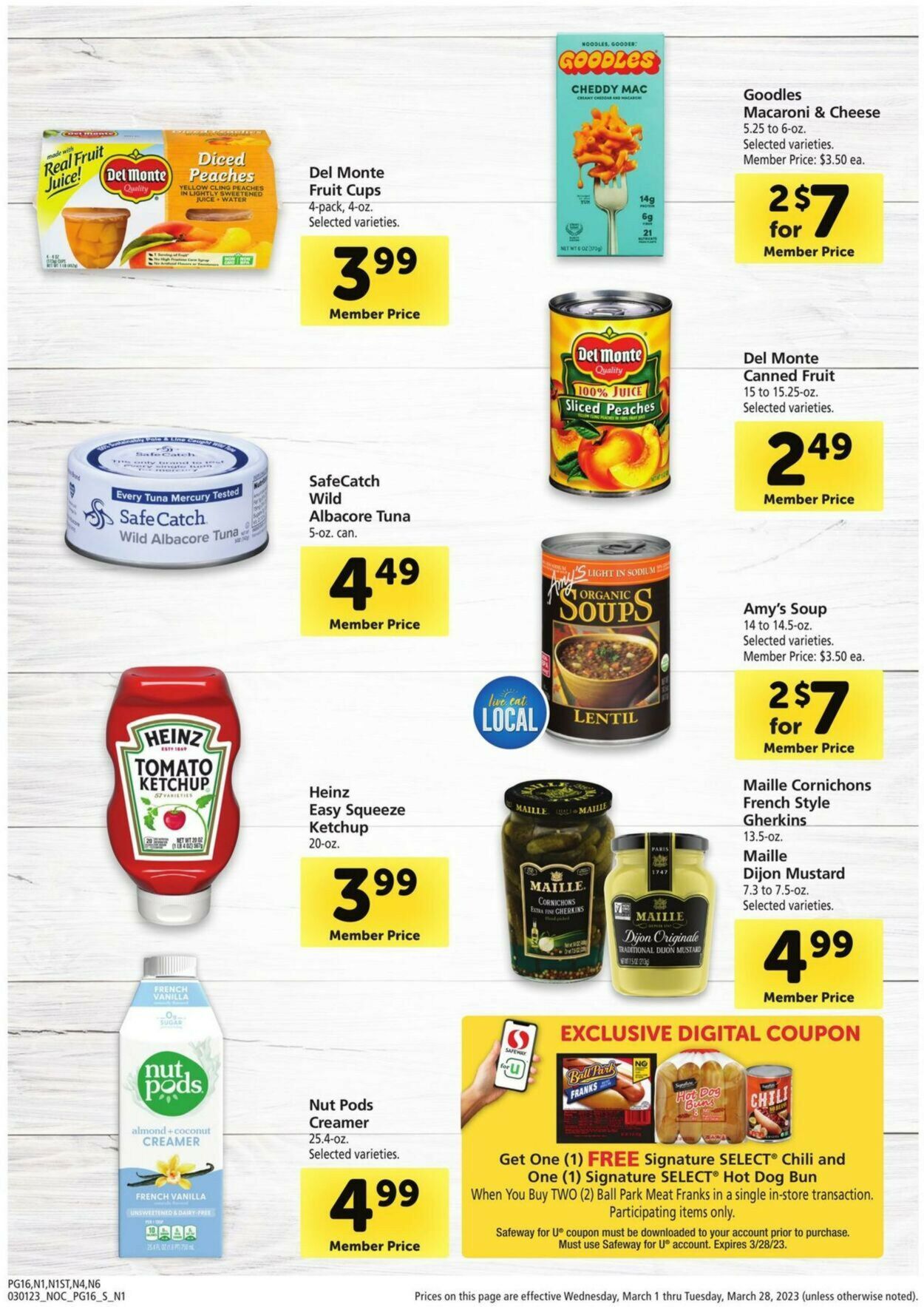 Safeway Weekly Ad Circular - valid 03/01-03/28/2023 (Page 16)