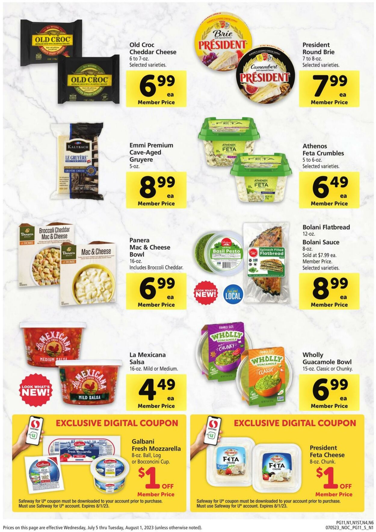 Safeway Weekly Ad Circular - valid 07/05-08/01/2023 (Page 11)