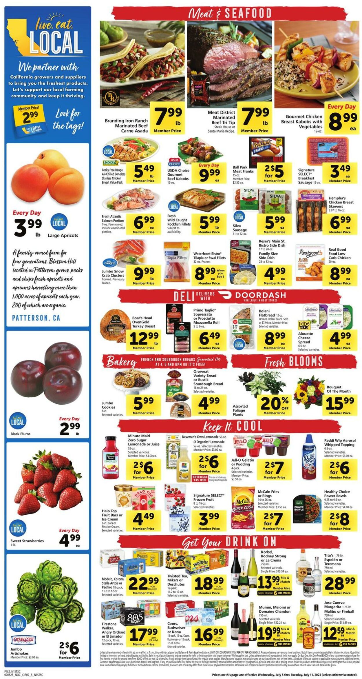 Safeway Weekly Ad Circular - valid 07/05-07/11/2023 (Page 2)
