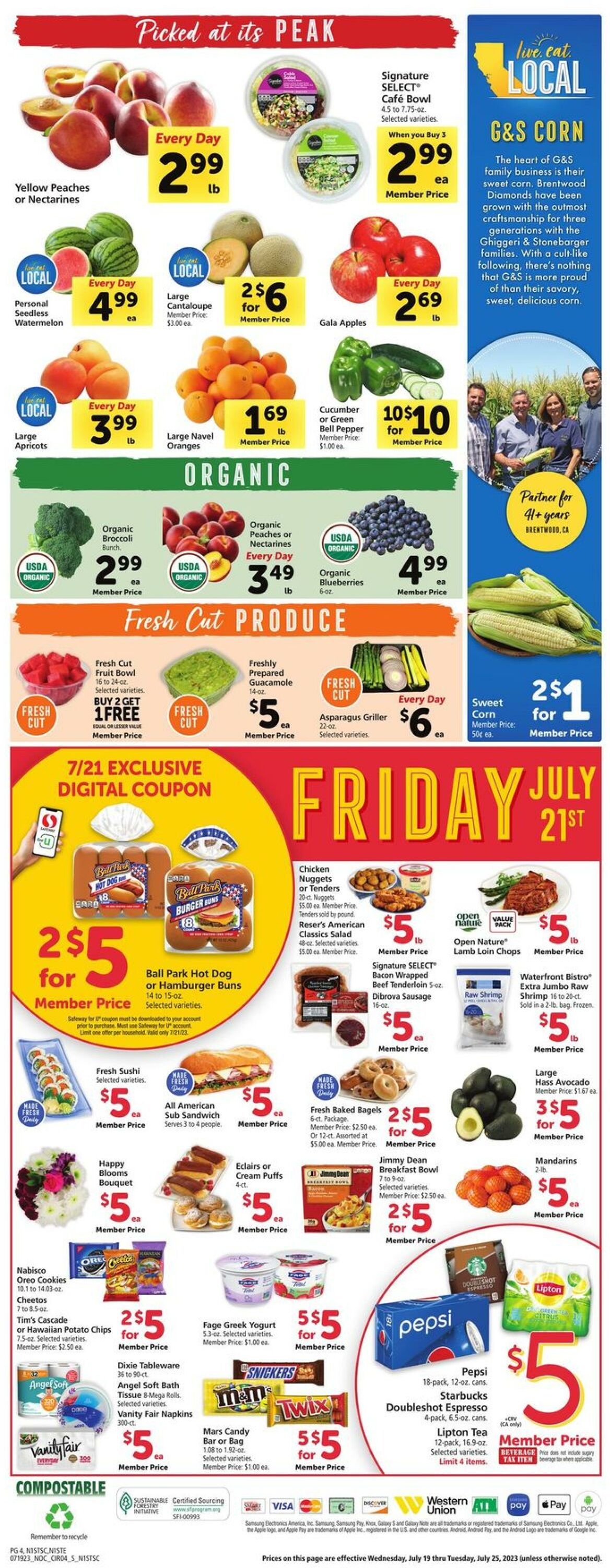 Safeway Weekly Ad Circular - valid 07/19-07/25/2023 (Page 4)
