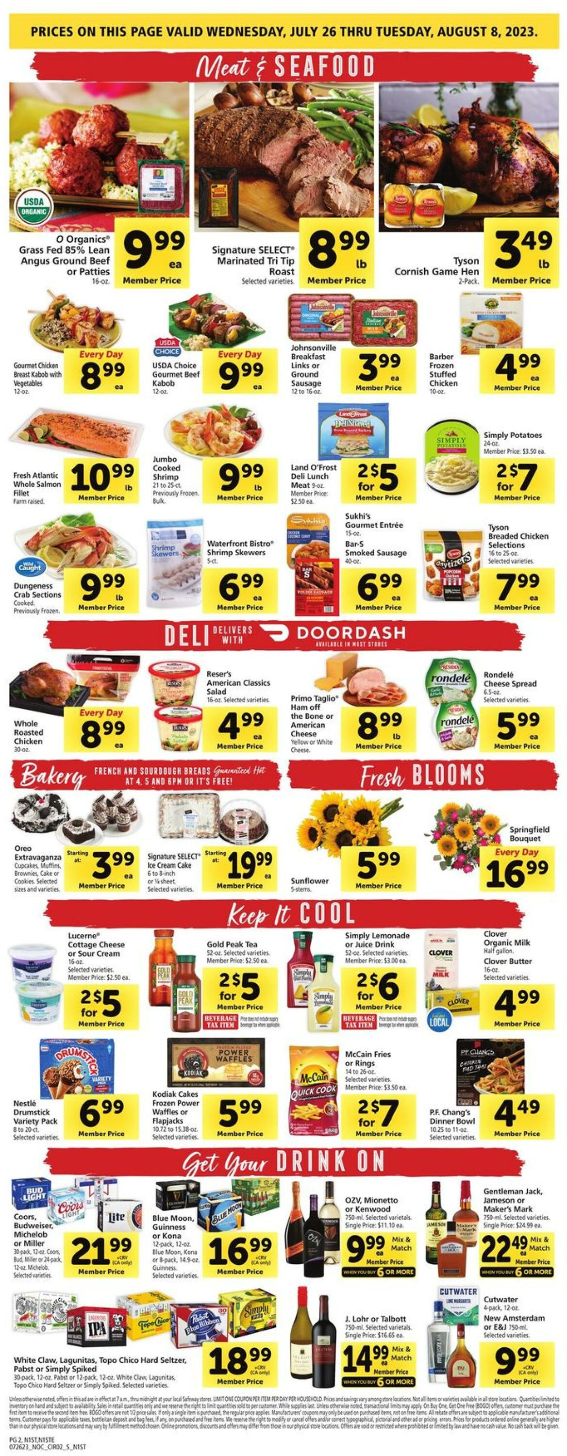 Safeway Weekly Ad Circular - valid 07/26-08/01/2023 (Page 2)