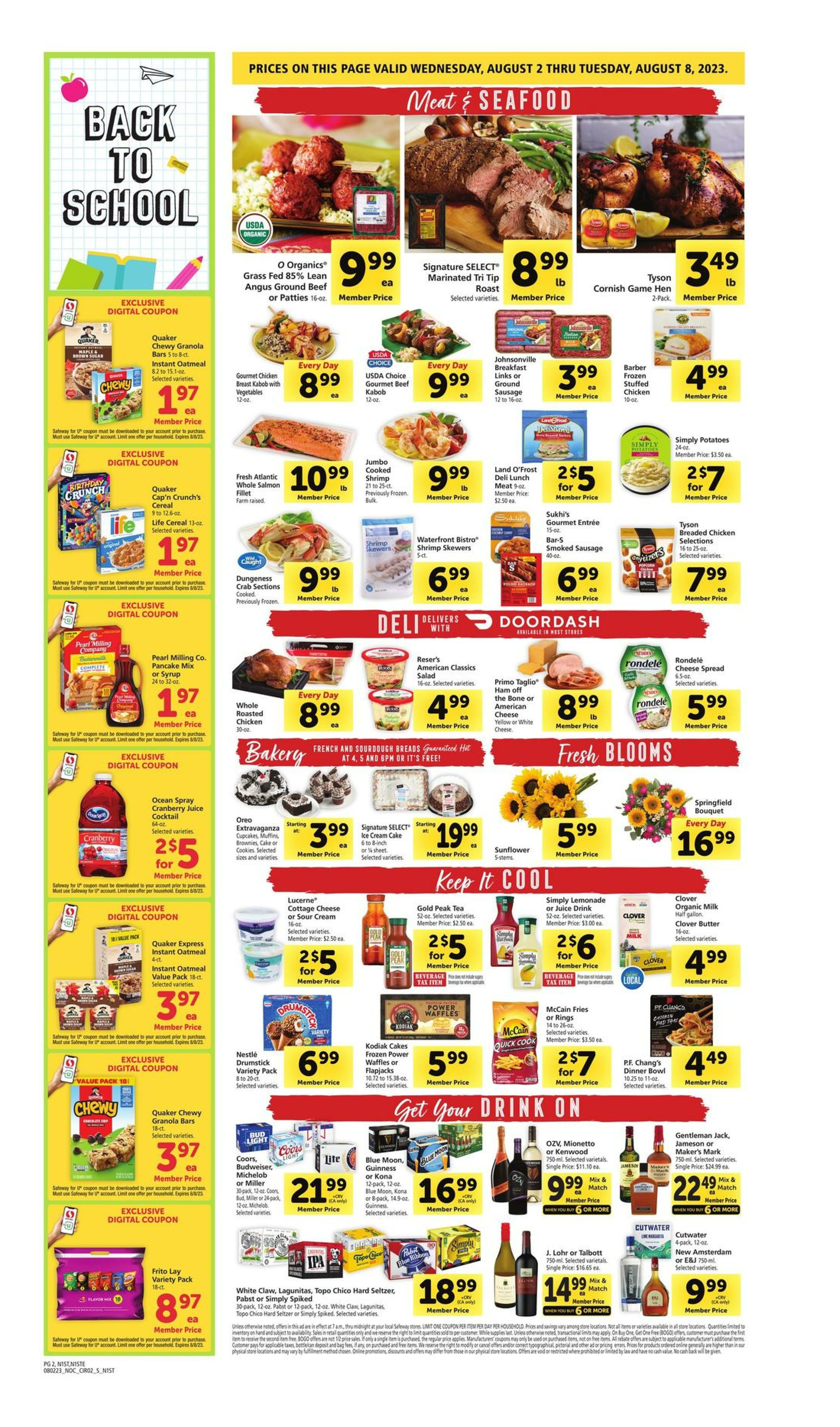 Safeway Weekly Ad Circular - valid 08/02-08/08/2023 (Page 2)