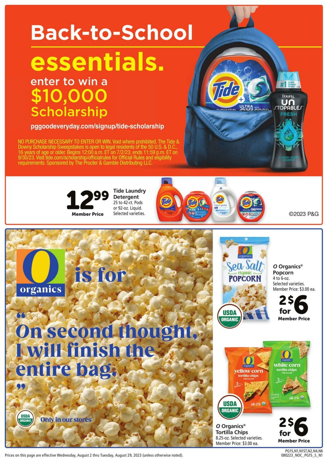 Safeway Weekly Ad Circular - valid 08/02-08/29/2023 (Page 15)