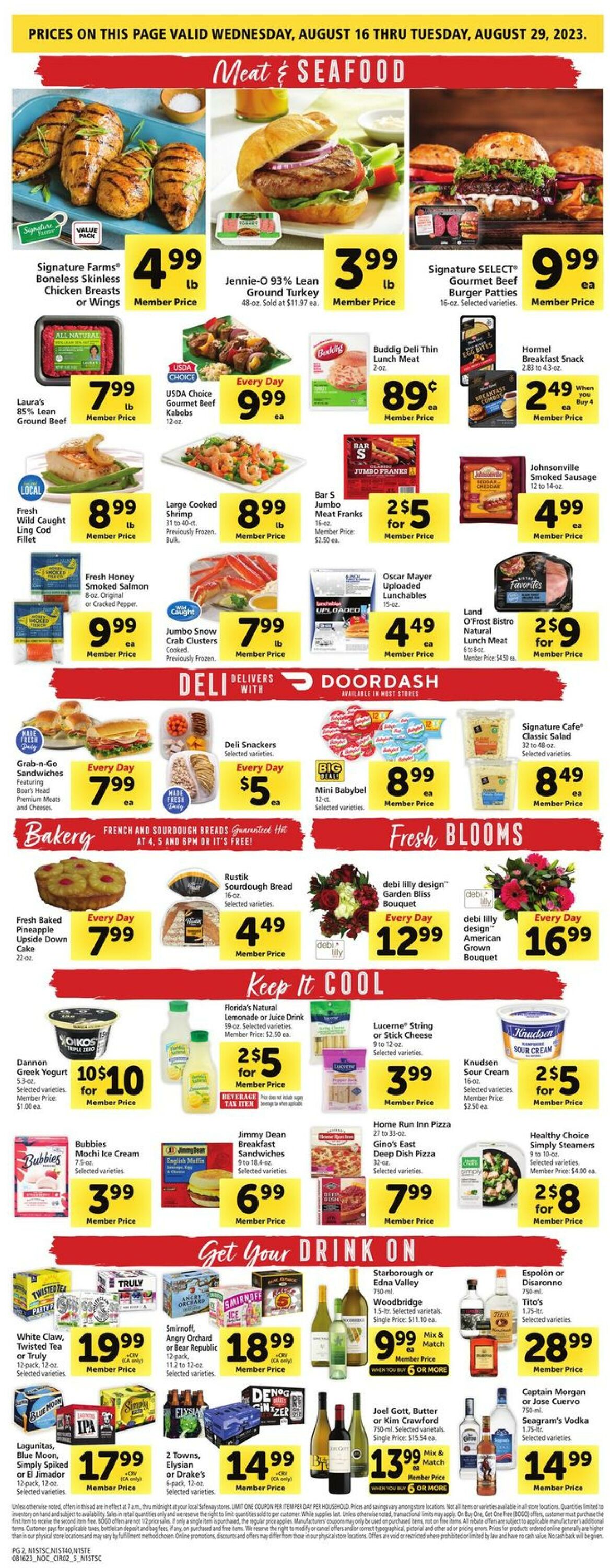 Safeway Weekly Ad Circular - valid 08/16-08/22/2023 (Page 2)