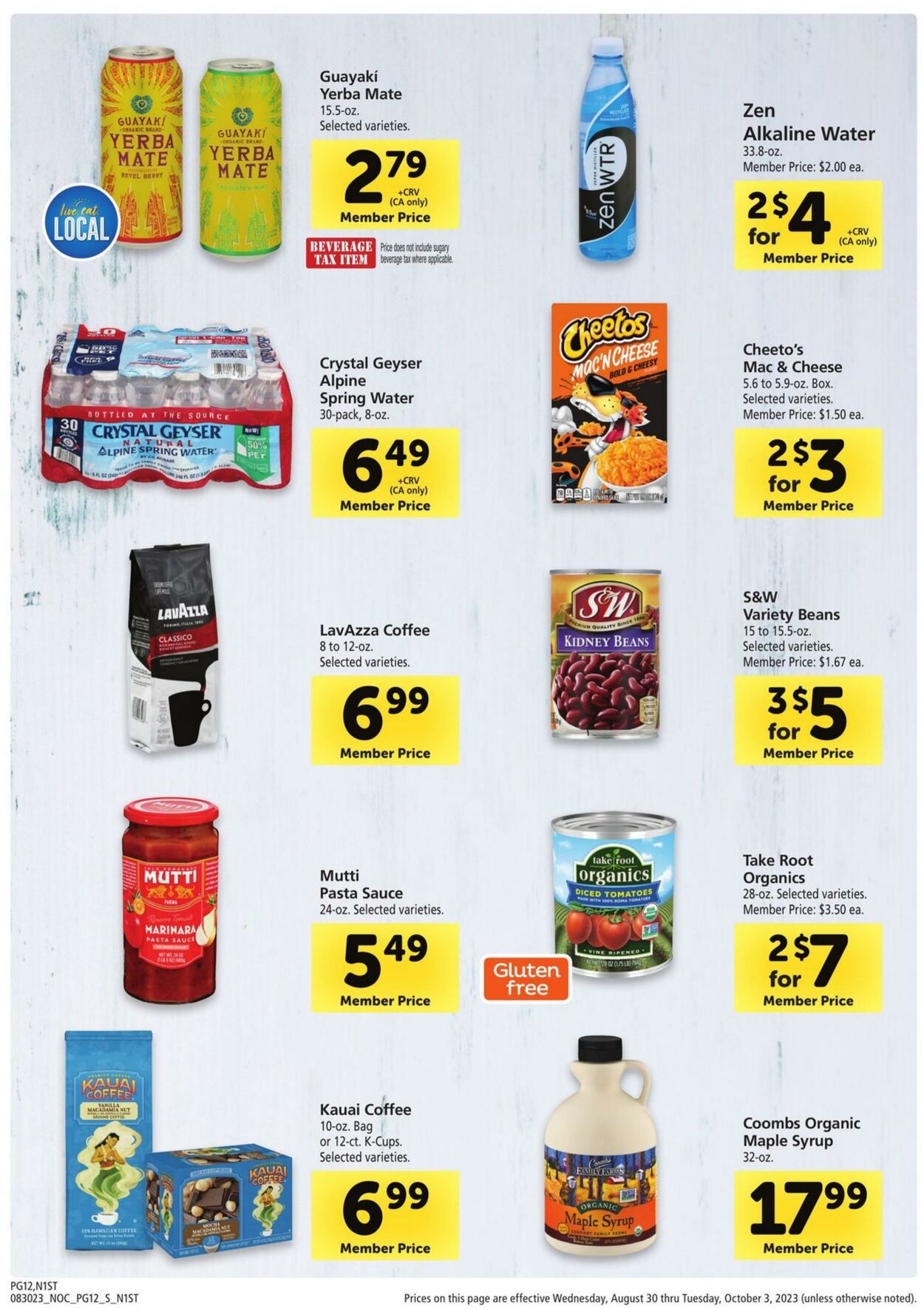 Safeway Weekly Ad Circular - valid 08/30-10/03/2023 (Page 12)