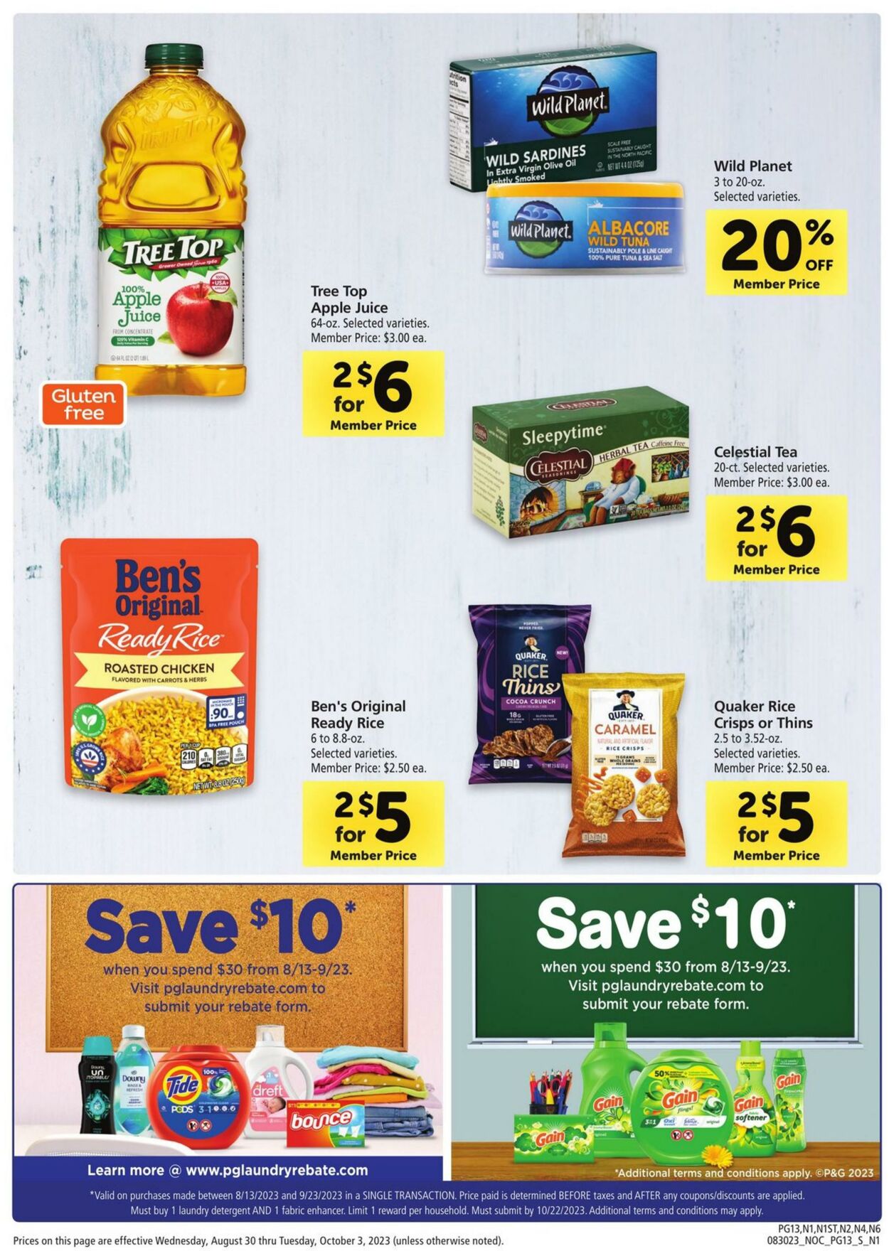 Safeway Weekly Ad Circular - valid 08/30-10/03/2023 (Page 13)