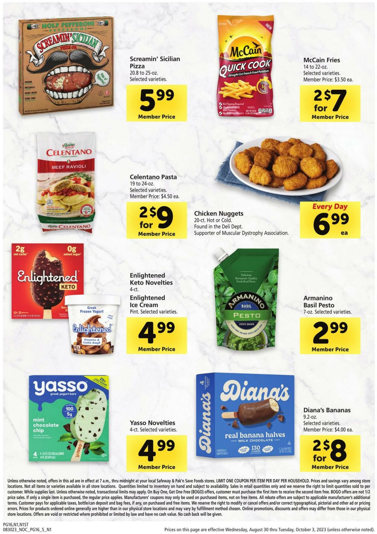 Safeway Weekly Ad Circular - valid 08/30-10/03/2023 (Page 16)