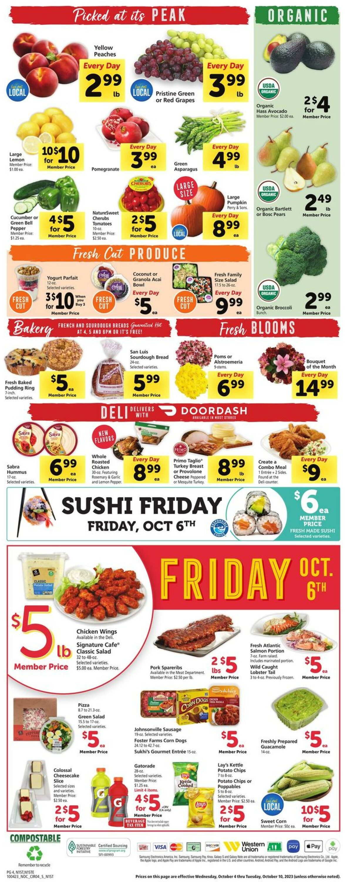 Safeway Weekly Ad Circular - valid 10/04-10/10/2023 (Page 4)