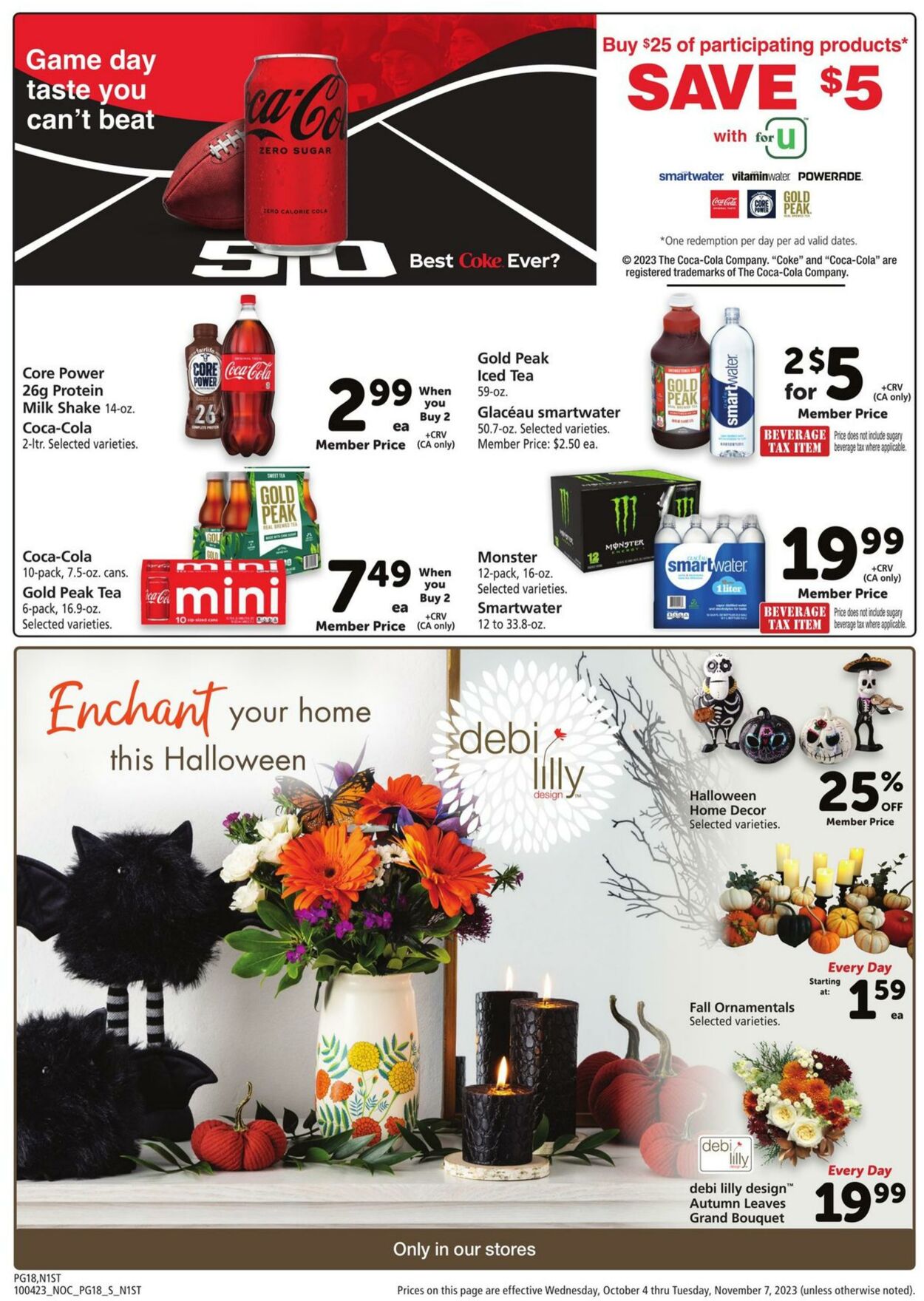 Safeway Weekly Ad Circular - valid 10/04-11/07/2023 (Page 18)