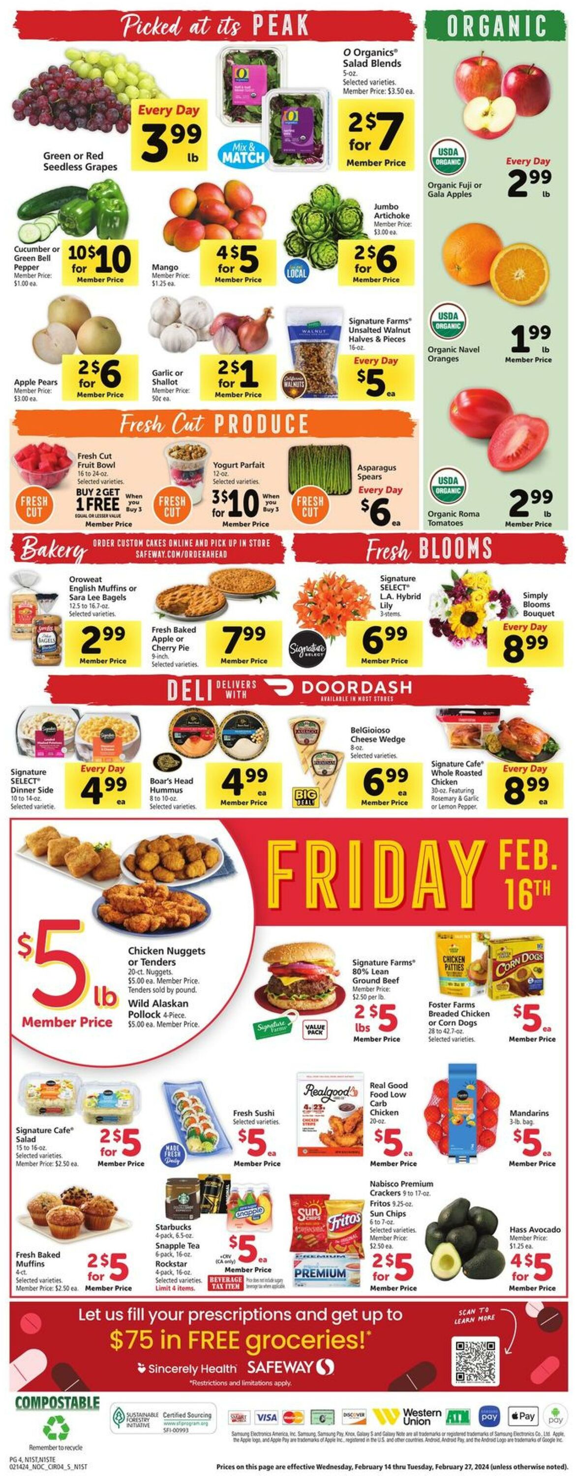 Safeway Weekly Ad Circular - valid 02/14-02/20/2024 (Page 4)