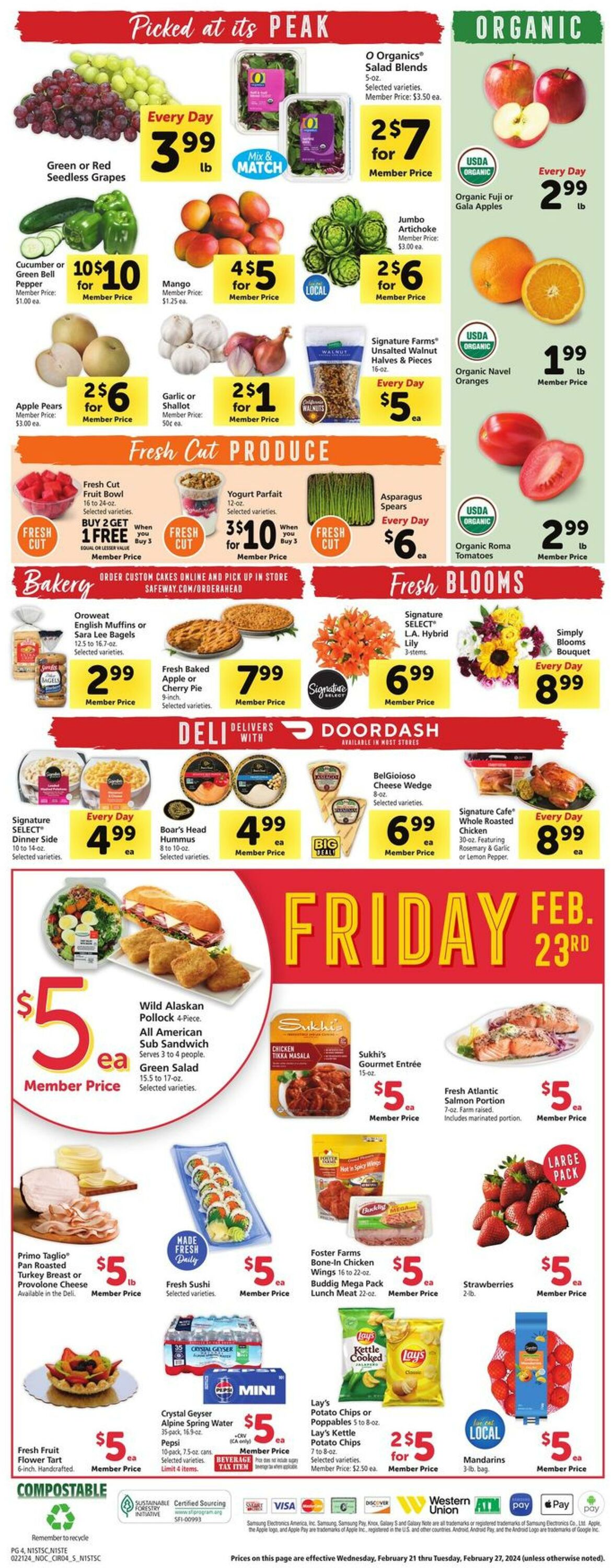 Safeway Weekly Ad Circular - valid 02/21-02/27/2024 (Page 4)