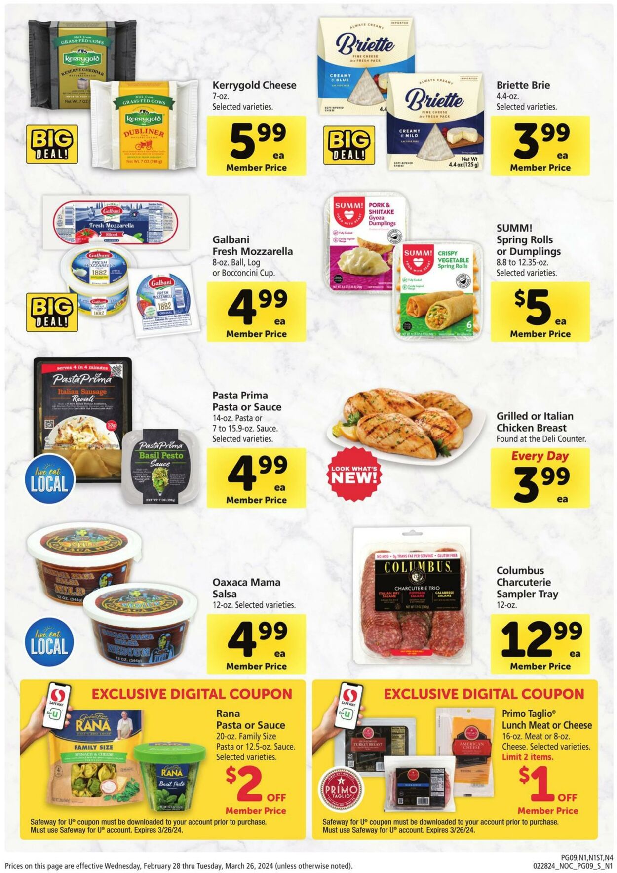 Safeway Weekly Ad Circular - valid 02/28-03/26/2024 (Page 9)