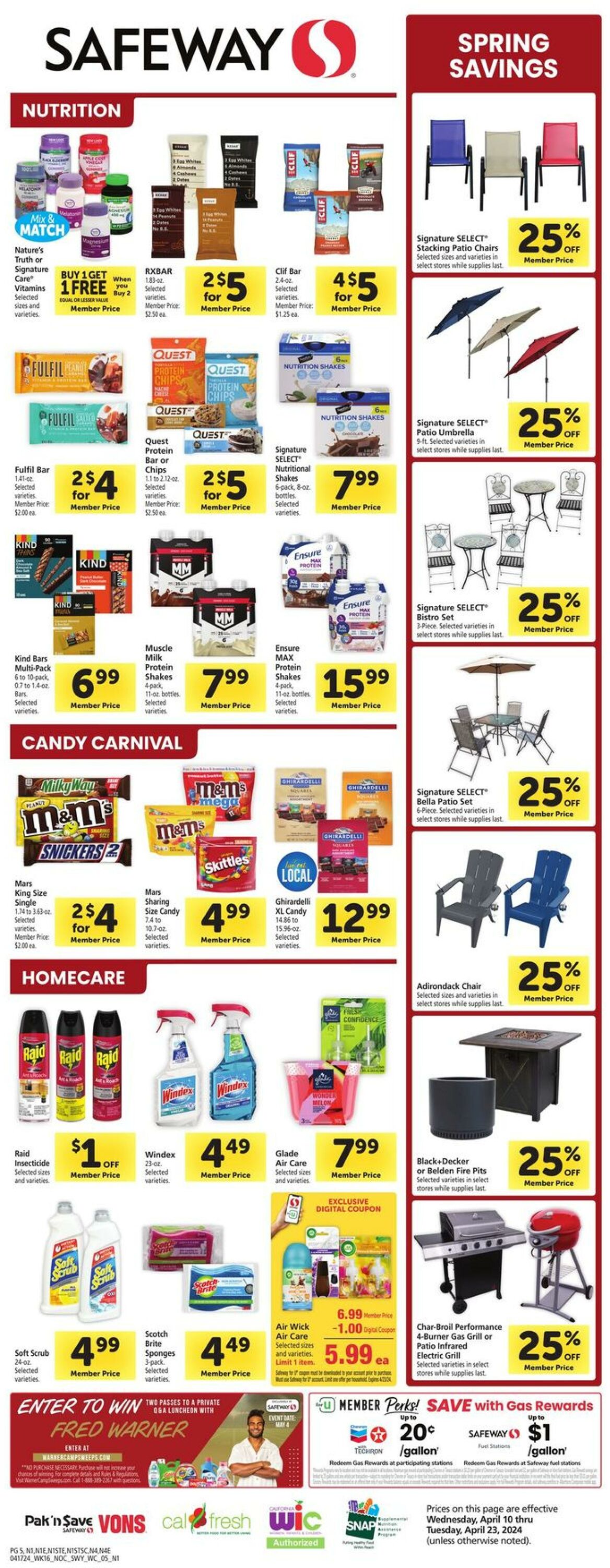 Safeway Weekly Ad Circular - valid 04/17-04/23/2024 (Page 5)