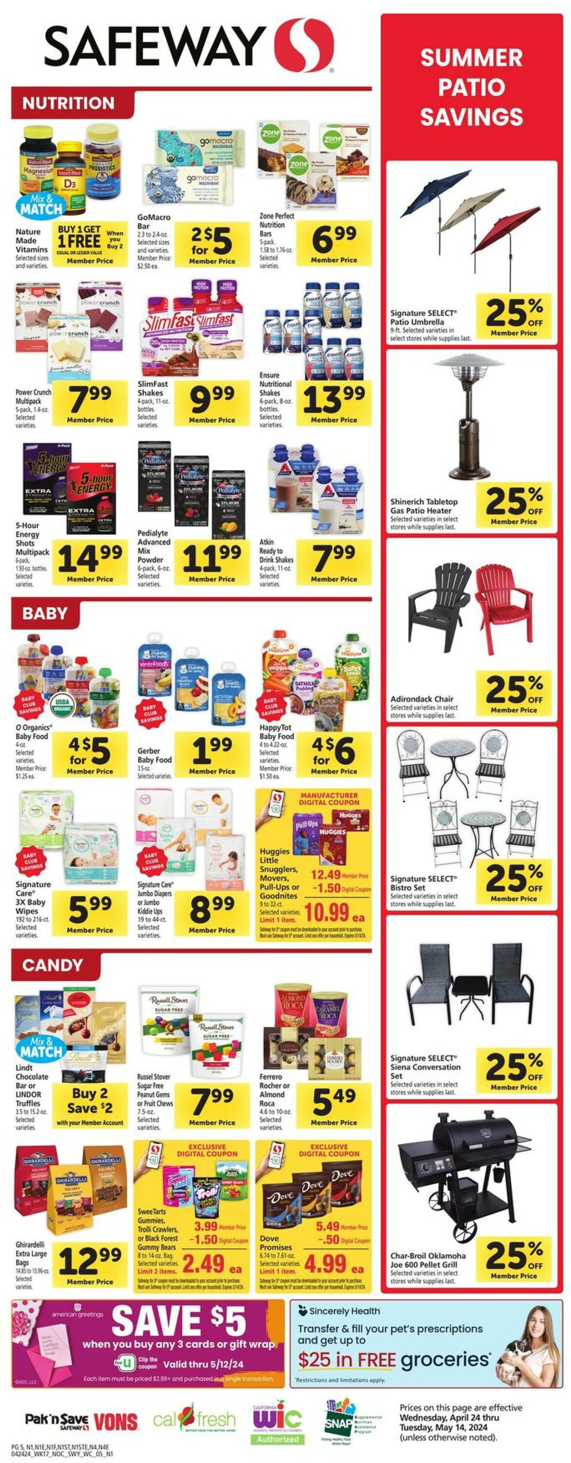 Safeway Weekly Ad Circular - valid 04/24-04/30/2024 (Page 5)