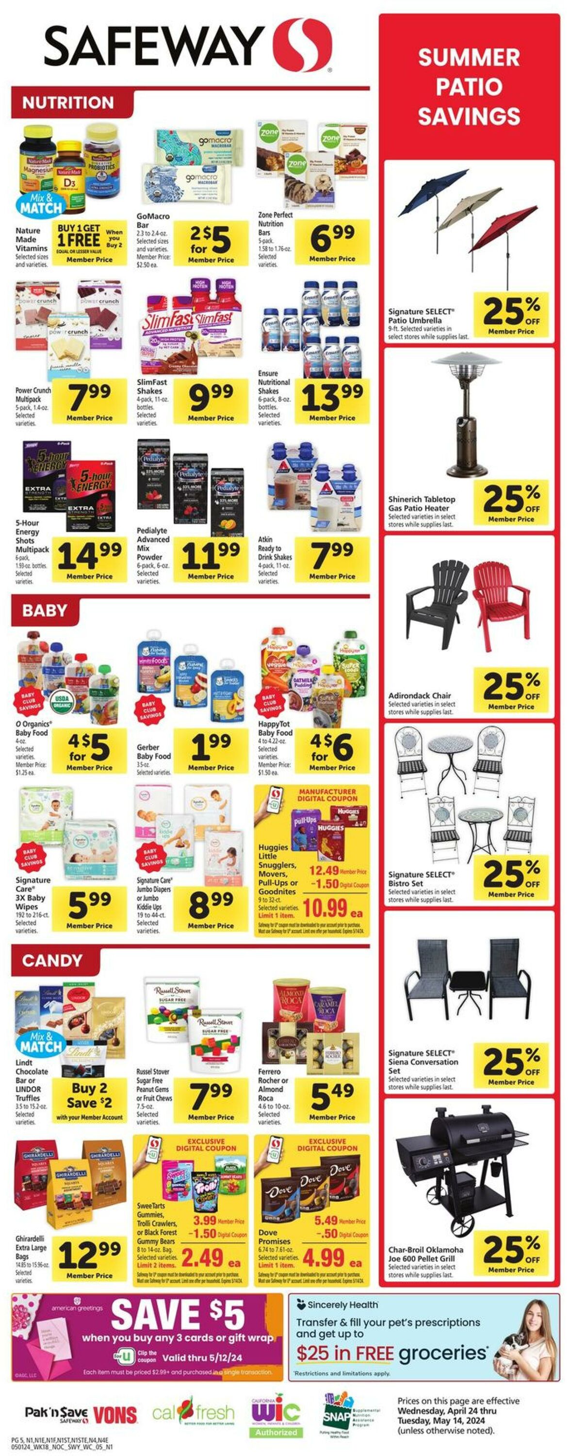 Safeway Weekly Ad Circular - valid 05/01-05/07/2024 (Page 5)