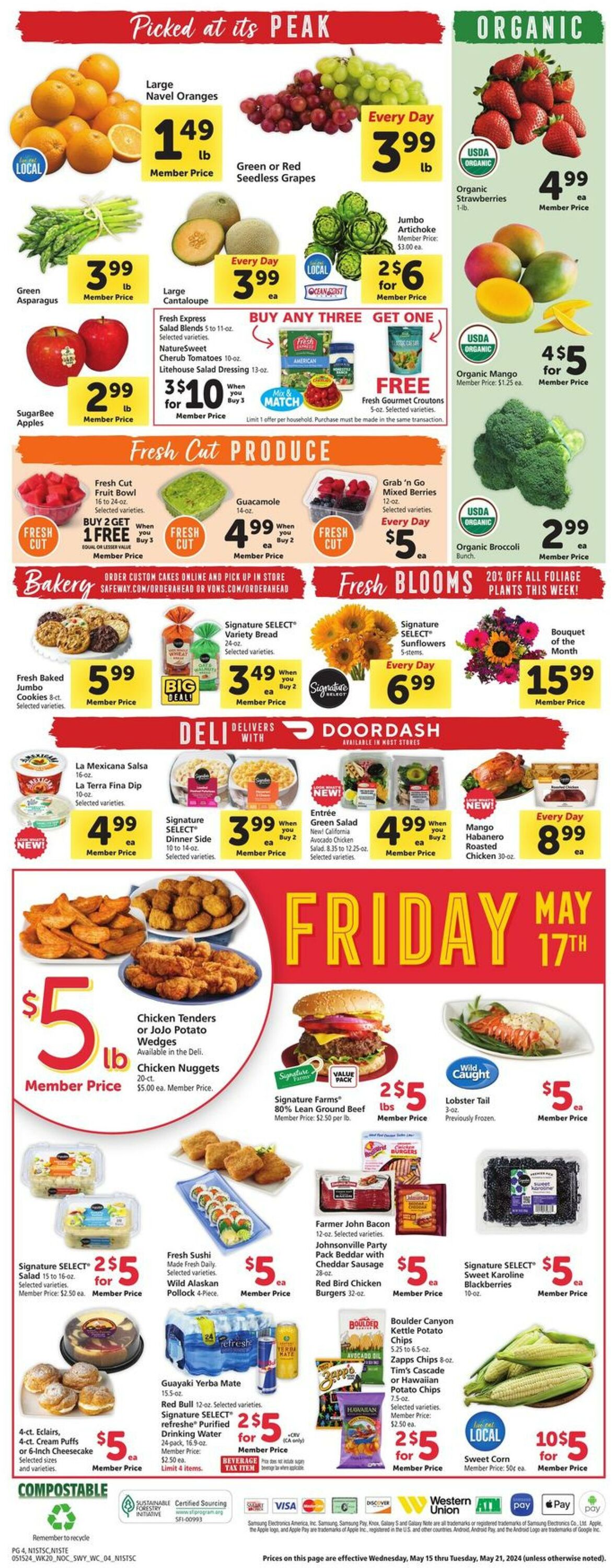 Safeway Weekly Ad Circular - valid 05/15-05/21/2024 (Page 4)