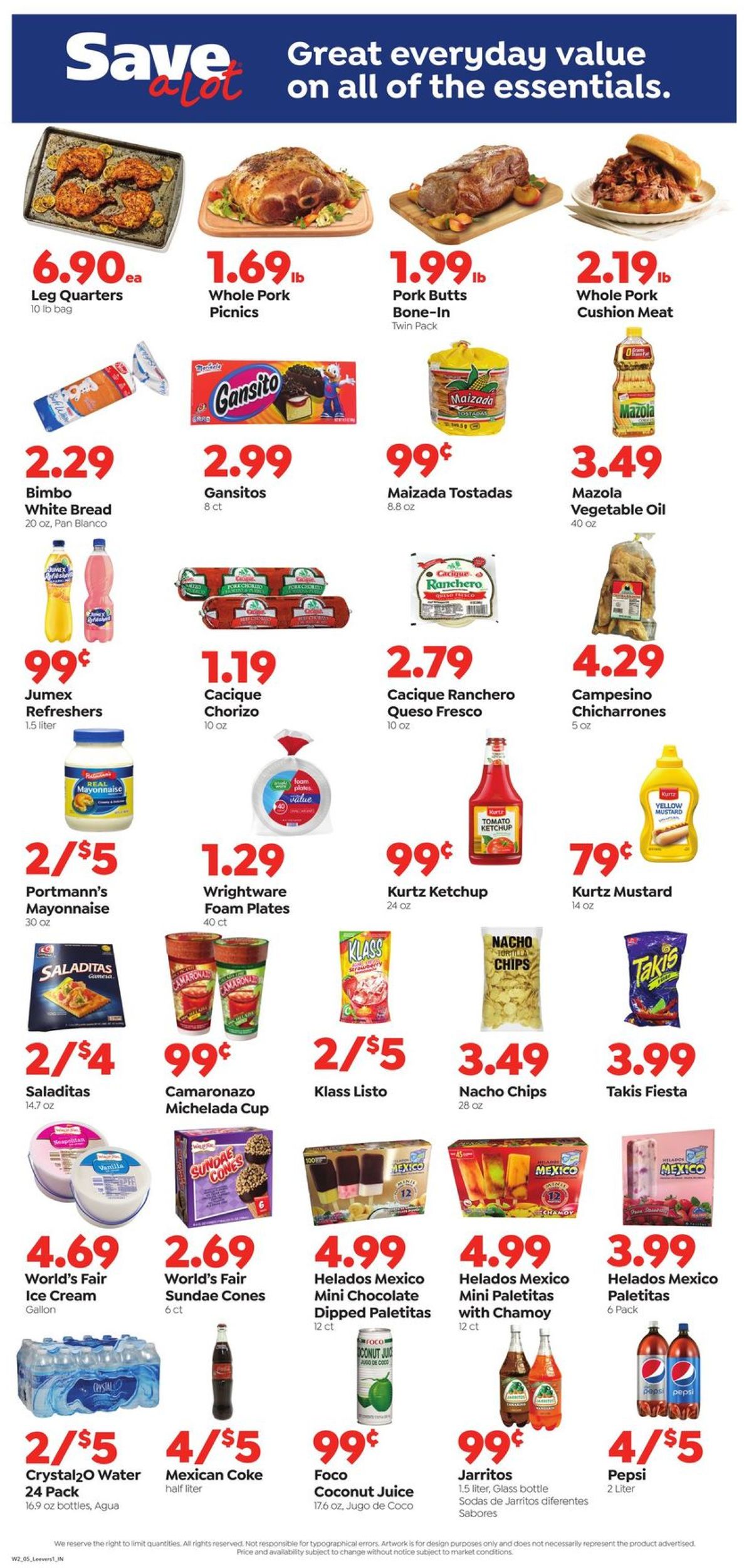 Save a Lot Weekly Ad Circular - valid 05/08-05/14/2019 (Page 2)