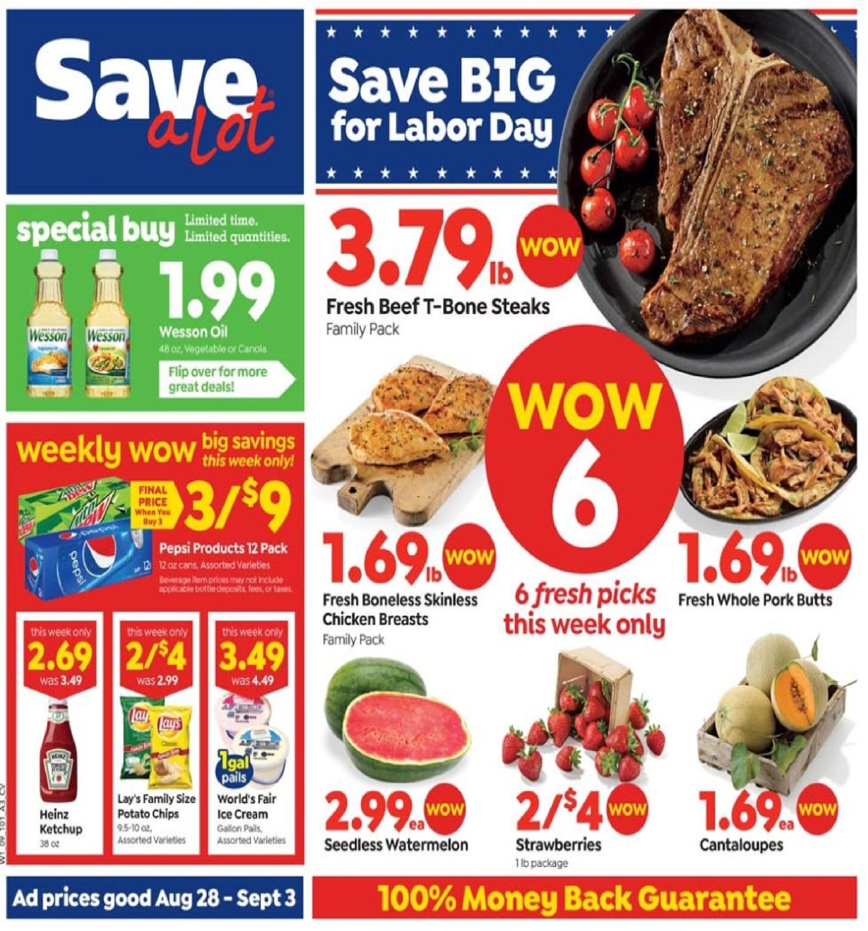 Save a Lot Weekly Ad Circular - valid 08/28-09/03/2019