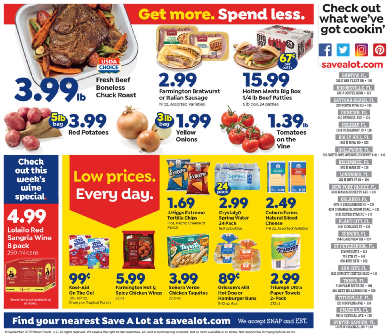 Save a Lot Weekly Ad Circular - valid 09/11-09/17/2019 (Page 3)
