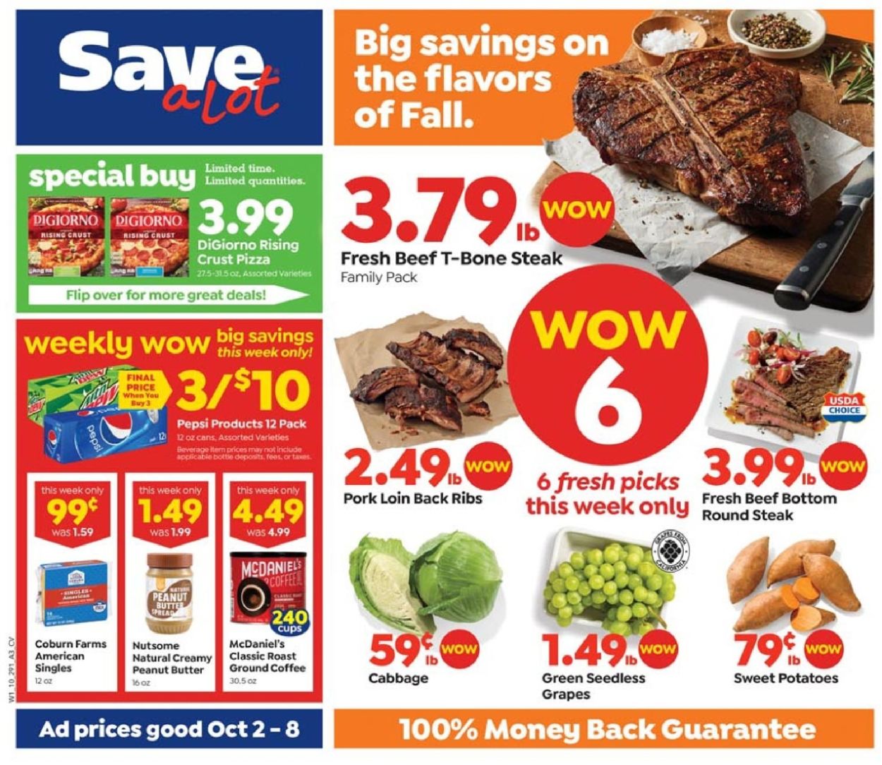 Save a Lot Weekly Ad Circular - valid 10/02-10/08/2019
