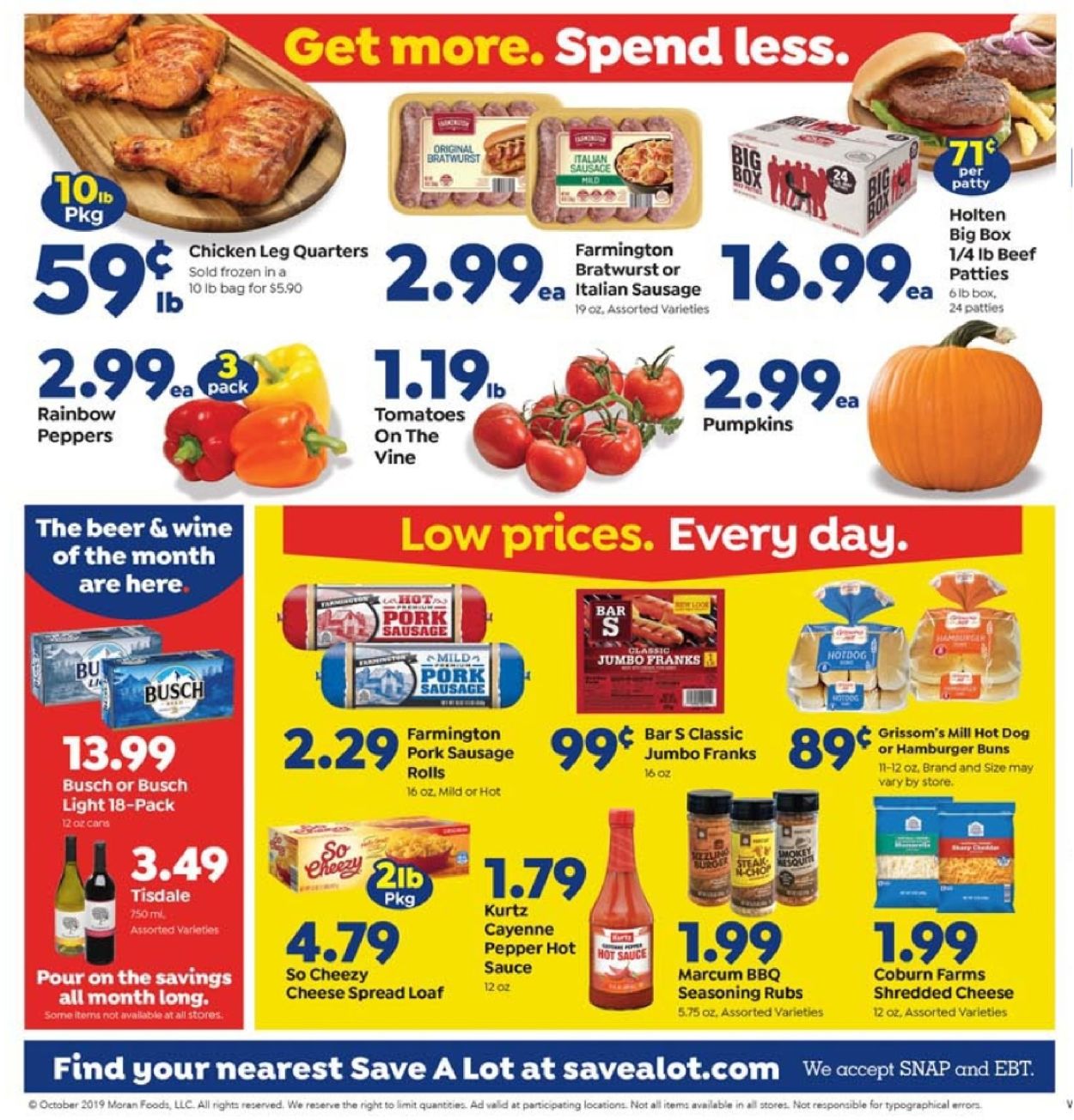 Save a Lot Weekly Ad Circular - valid 10/02-10/08/2019 (Page 3)