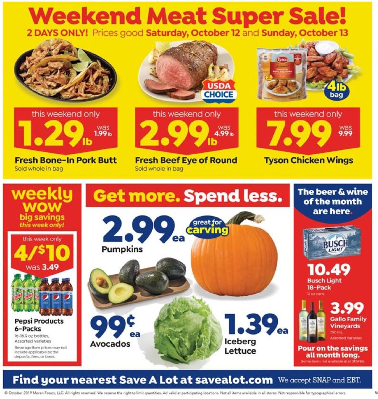 Save a Lot Weekly Ad Circular - valid 10/09-10/15/2019 (Page 3)