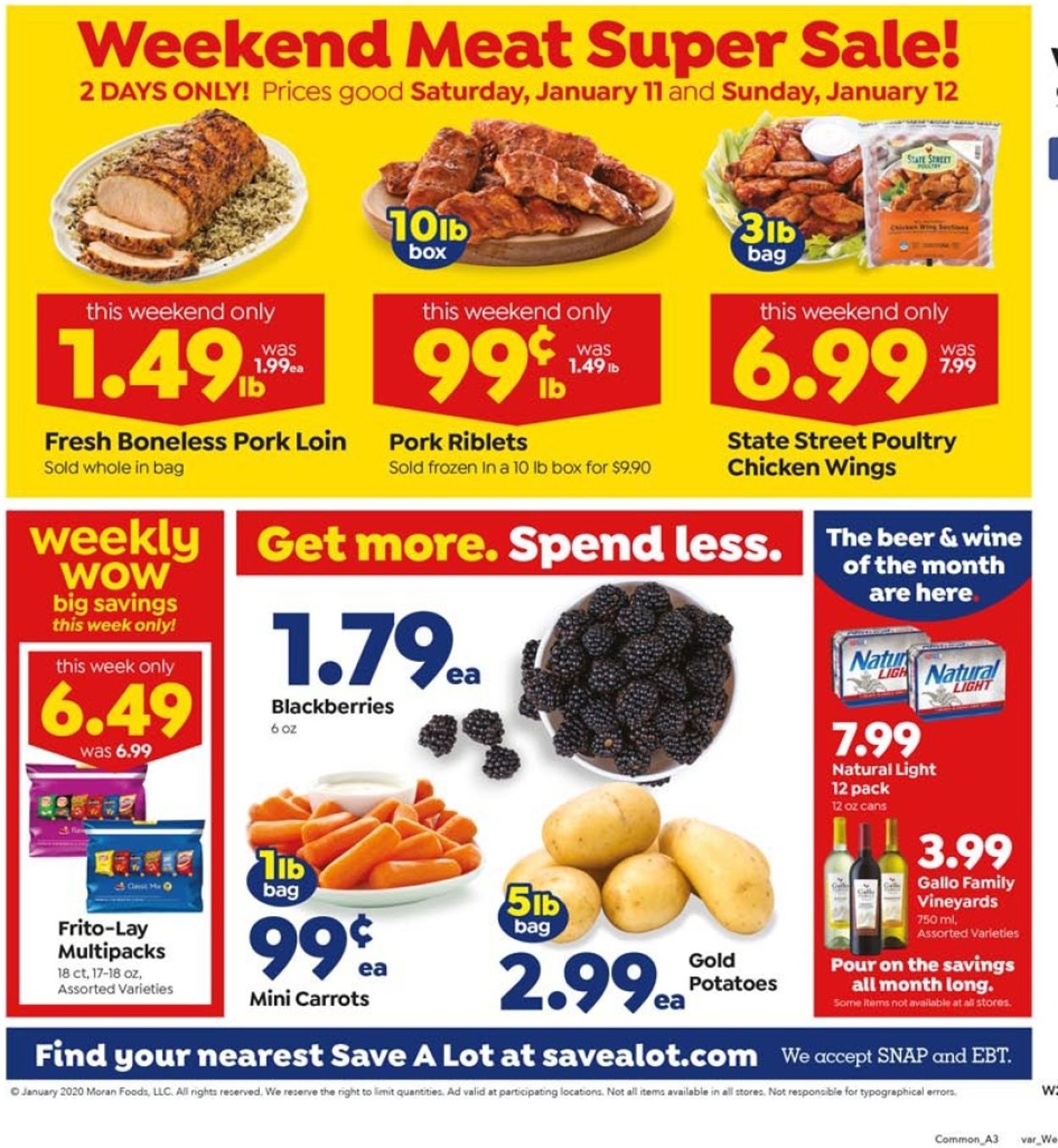 Save a Lot Weekly Ad Circular - valid 01/08-01/14/2020 (Page 3)