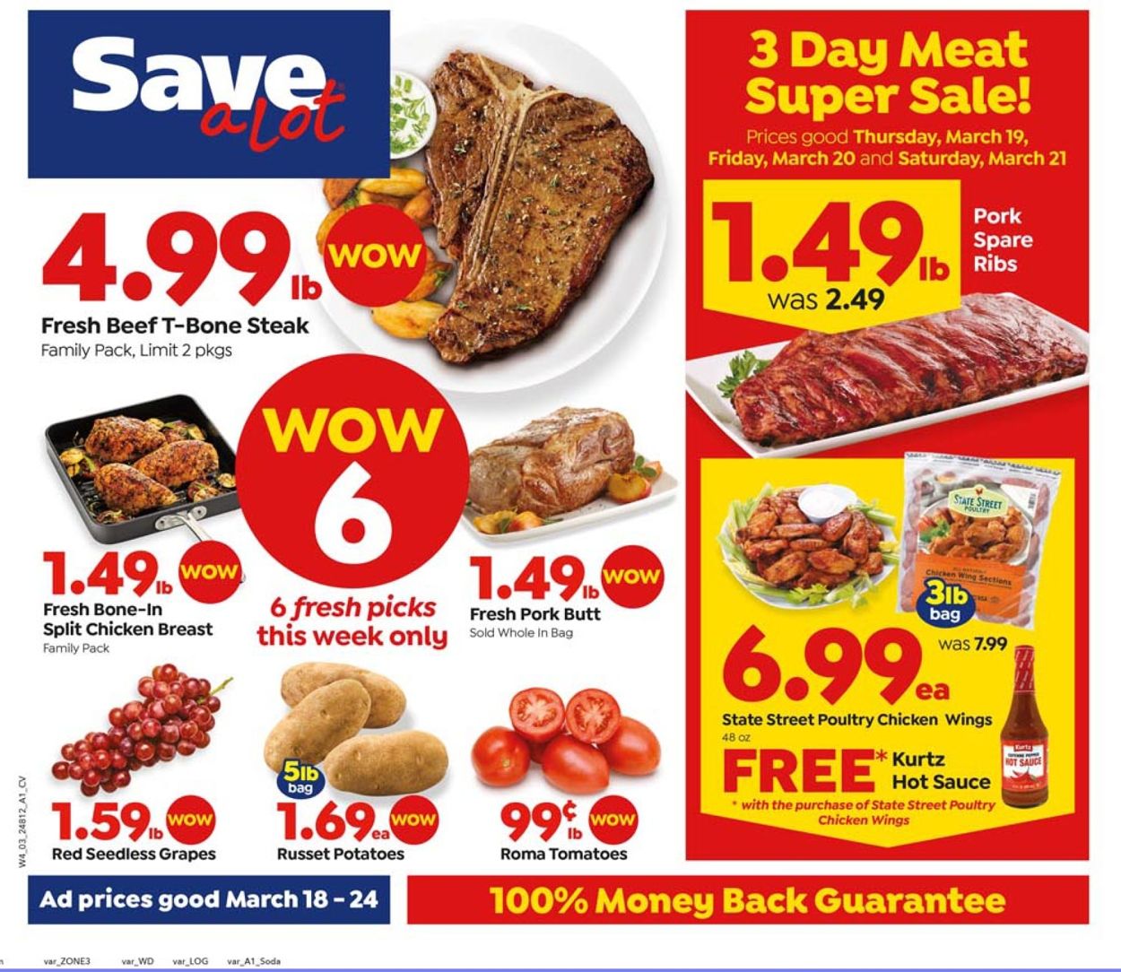 Save a Lot Weekly Ad Circular - valid 03/18-03/24/2020