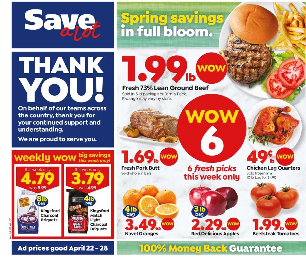 Save a Lot Weekly Ad Circular - valid 04/22-04/28/2020