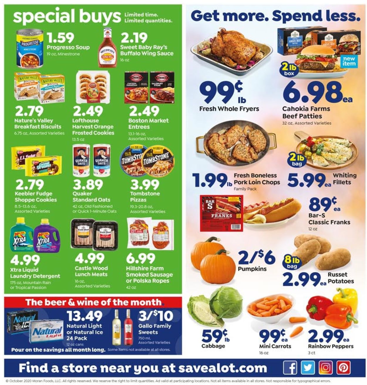 Save a Lot Weekly Ad Circular - valid 10/07-10/13/2020 (Page 3)