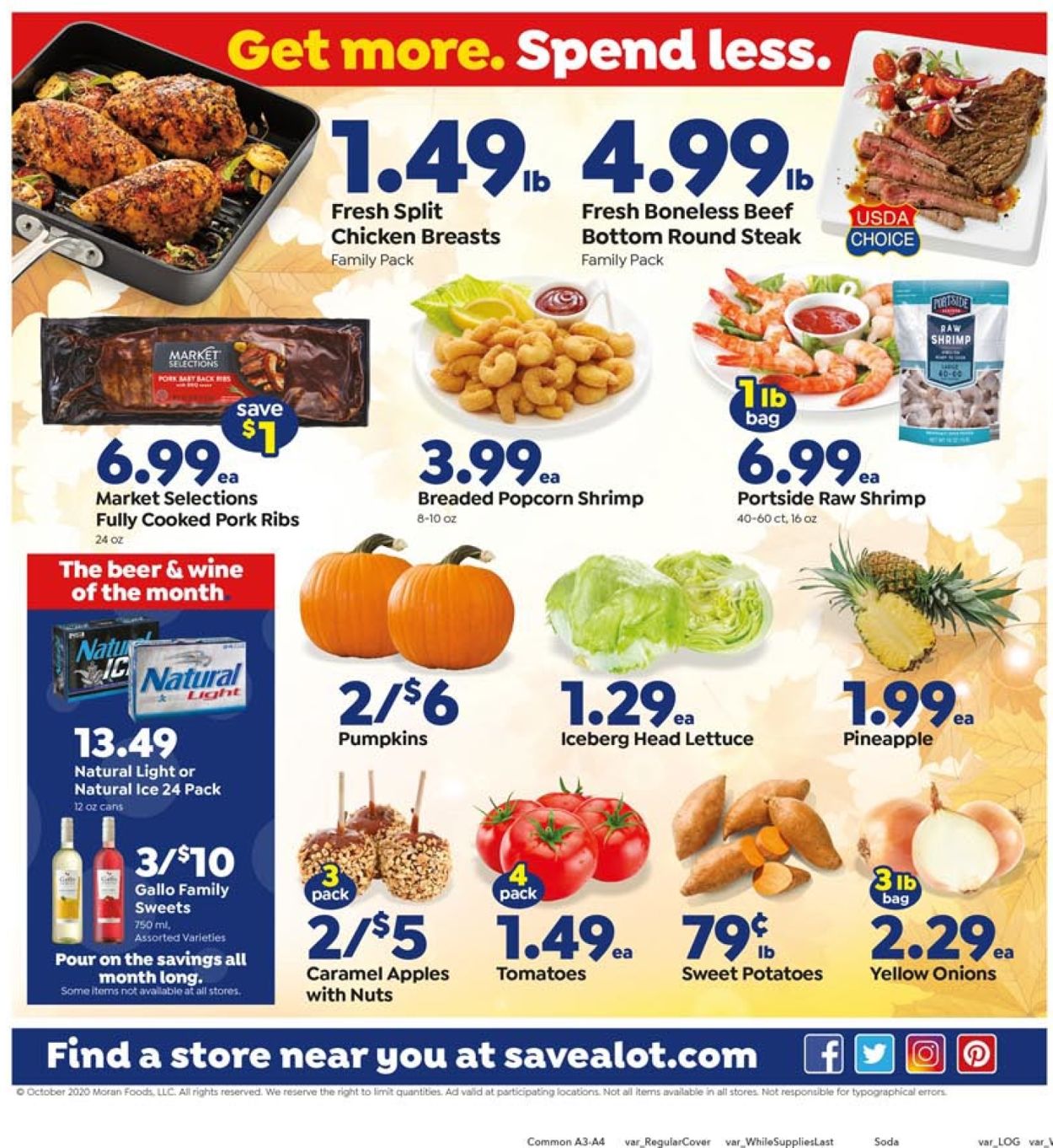 Save a Lot Weekly Ad Circular - valid 10/14-10/20/2020 (Page 3)