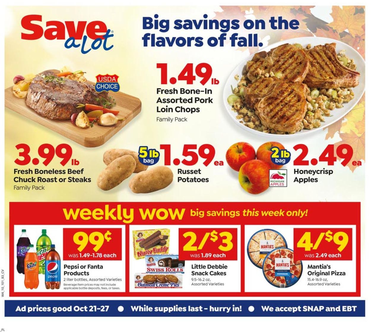 Save a Lot Weekly Ad Circular - valid 10/21-10/27/2020