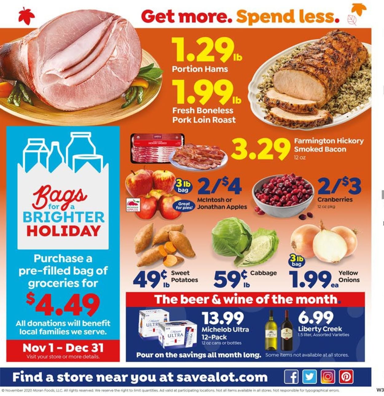 Save a Lot Weekly Ad Circular - valid 11/18-11/26/2020 (Page 3)
