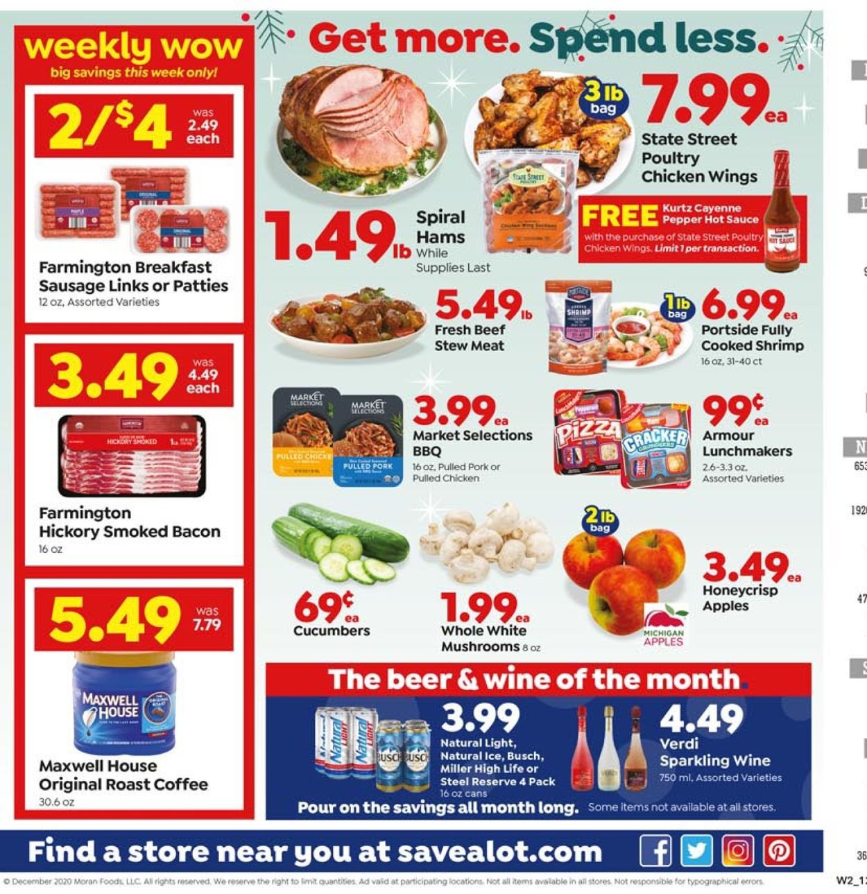 Save a Lot Weekly Ad Circular - valid 12/09-12/15/2020 (Page 3)