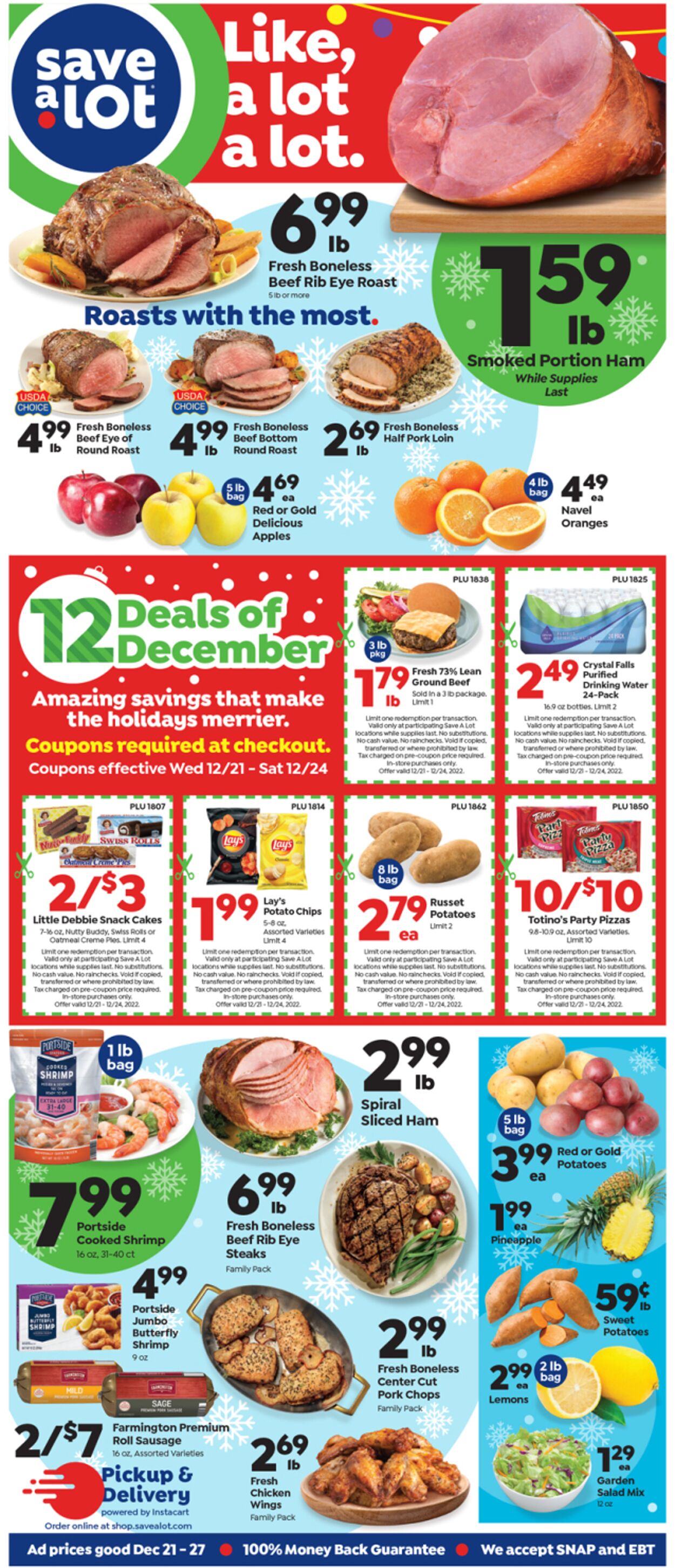 Save a Lot Weekly Ad Circular - valid 12/21-12/27/2022