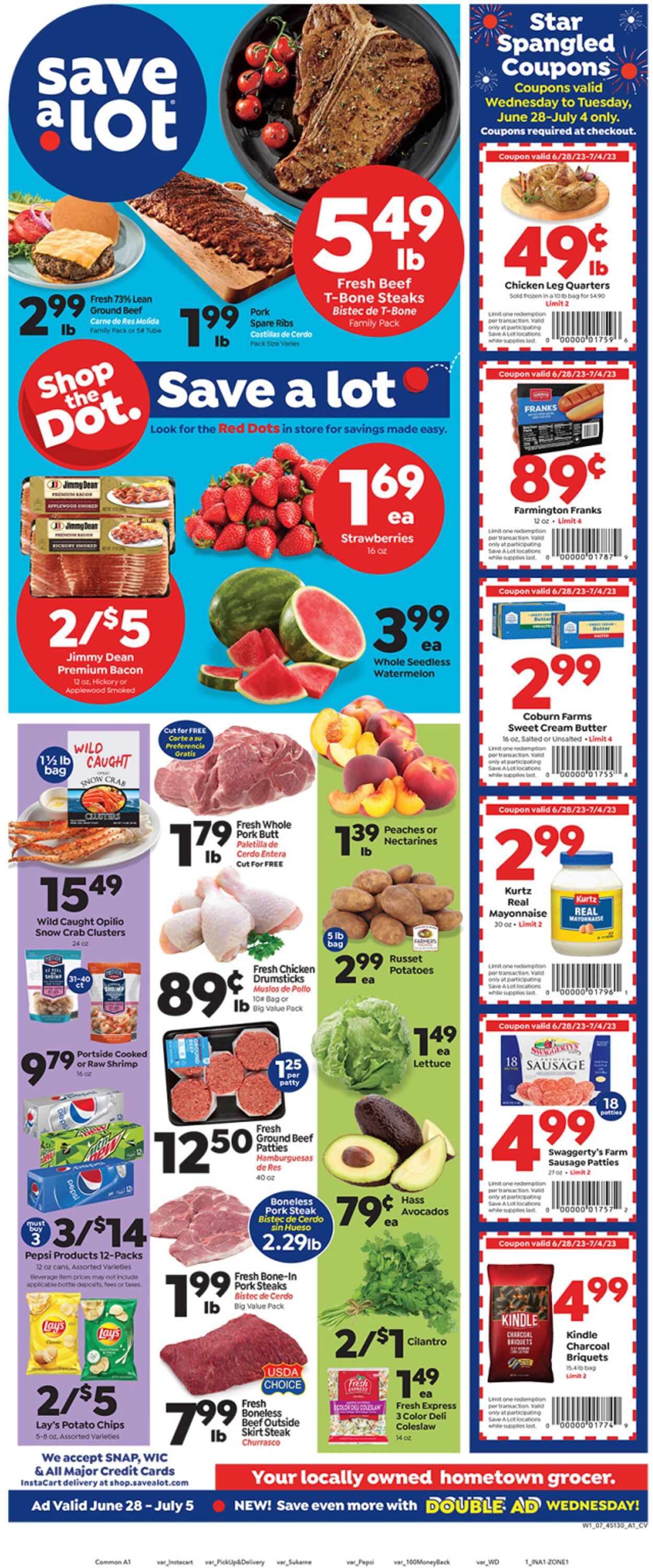 Save a Lot Weekly Ad Circular - valid 06/28-07/04/2023 (Page 2)