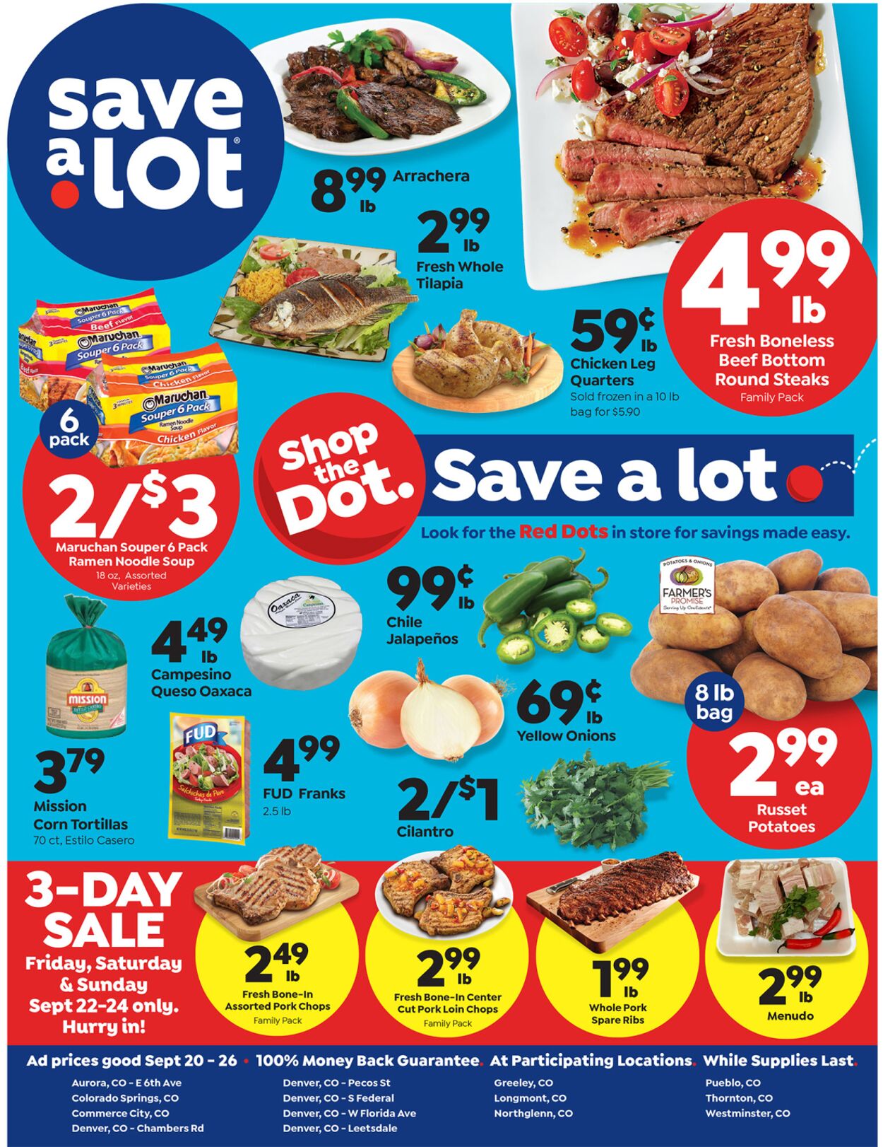 Save a Lot - Denver Weekly Ad Circular - valid 09/20-09/26/2023