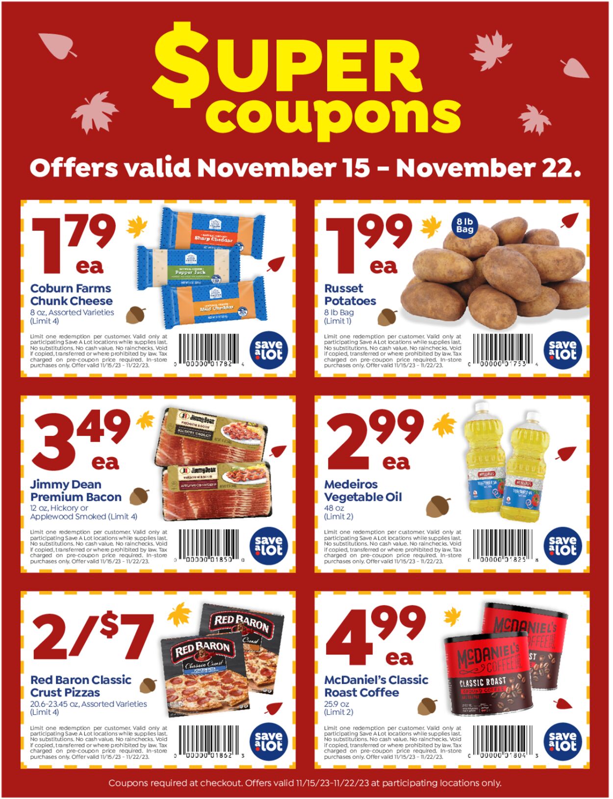 Save a Lot - Pahokee Weekly Ad Circular - valid 11/16-11/22/2023
