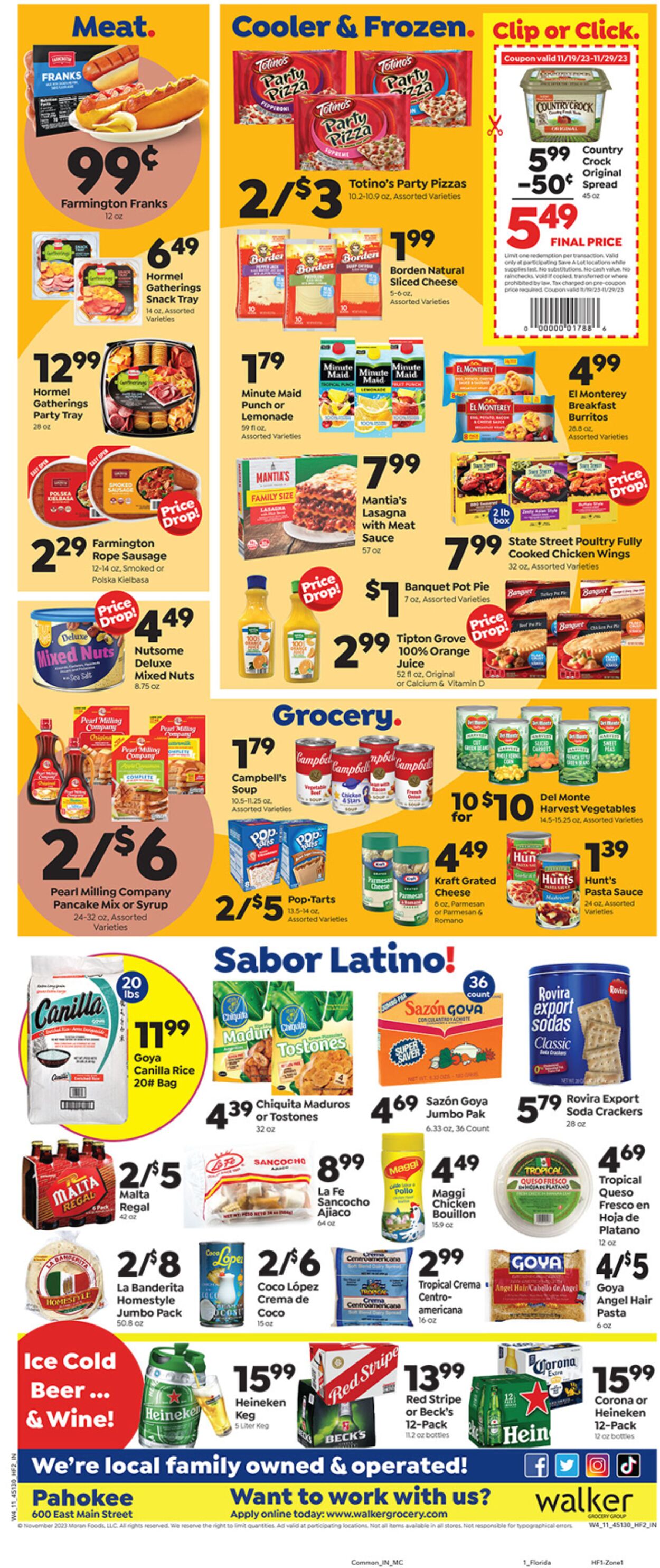 Save a Lot - Pahokee Weekly Ad Circular - valid 11/24-11/29/2023 (Page 2)