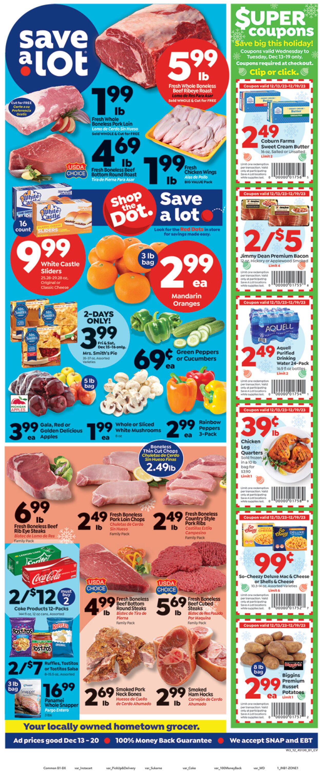 Save a Lot - Pahokee Weekly Ad Circular - valid 12/13-12/20/2023