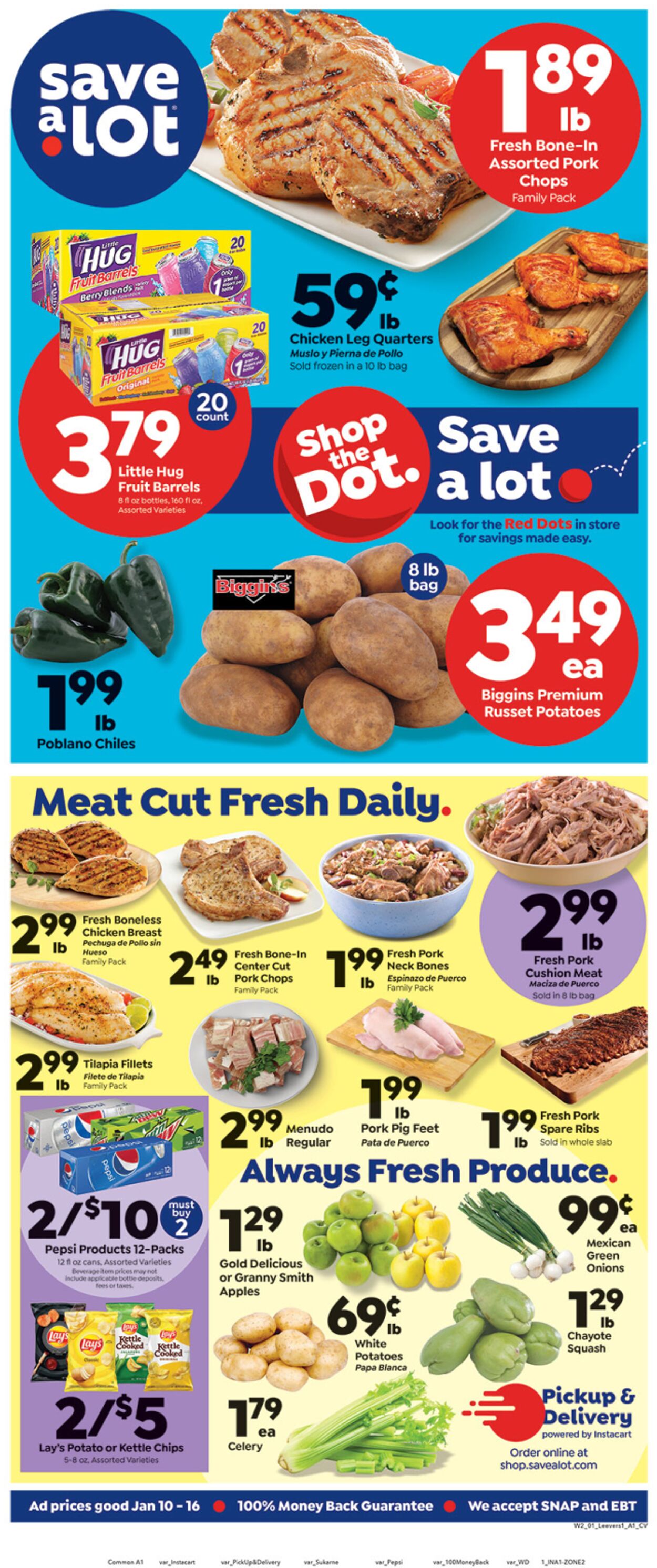Save a Lot - Denver Weekly Ad Circular - valid 01/10-01/16/2024