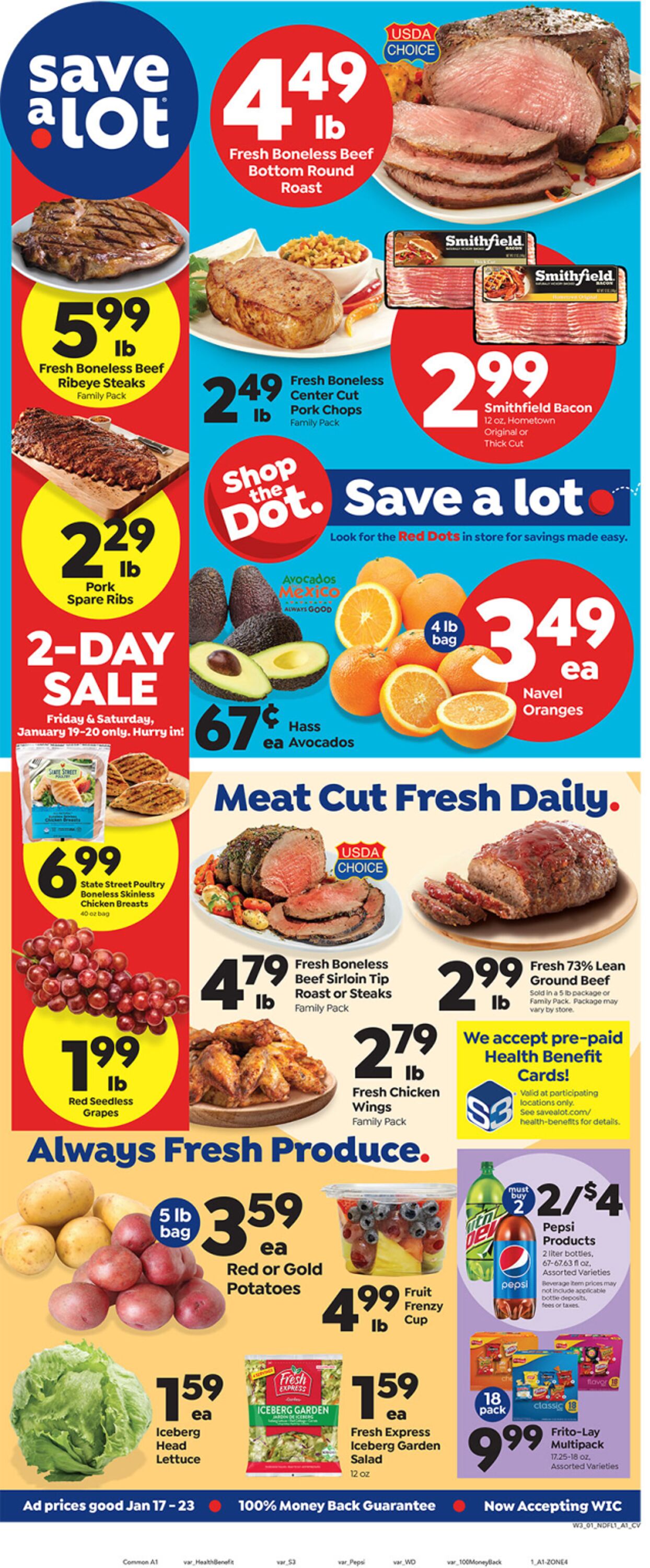 Save a Lot - Dalton Weekly Ad Circular - valid 01/17-01/23/2024