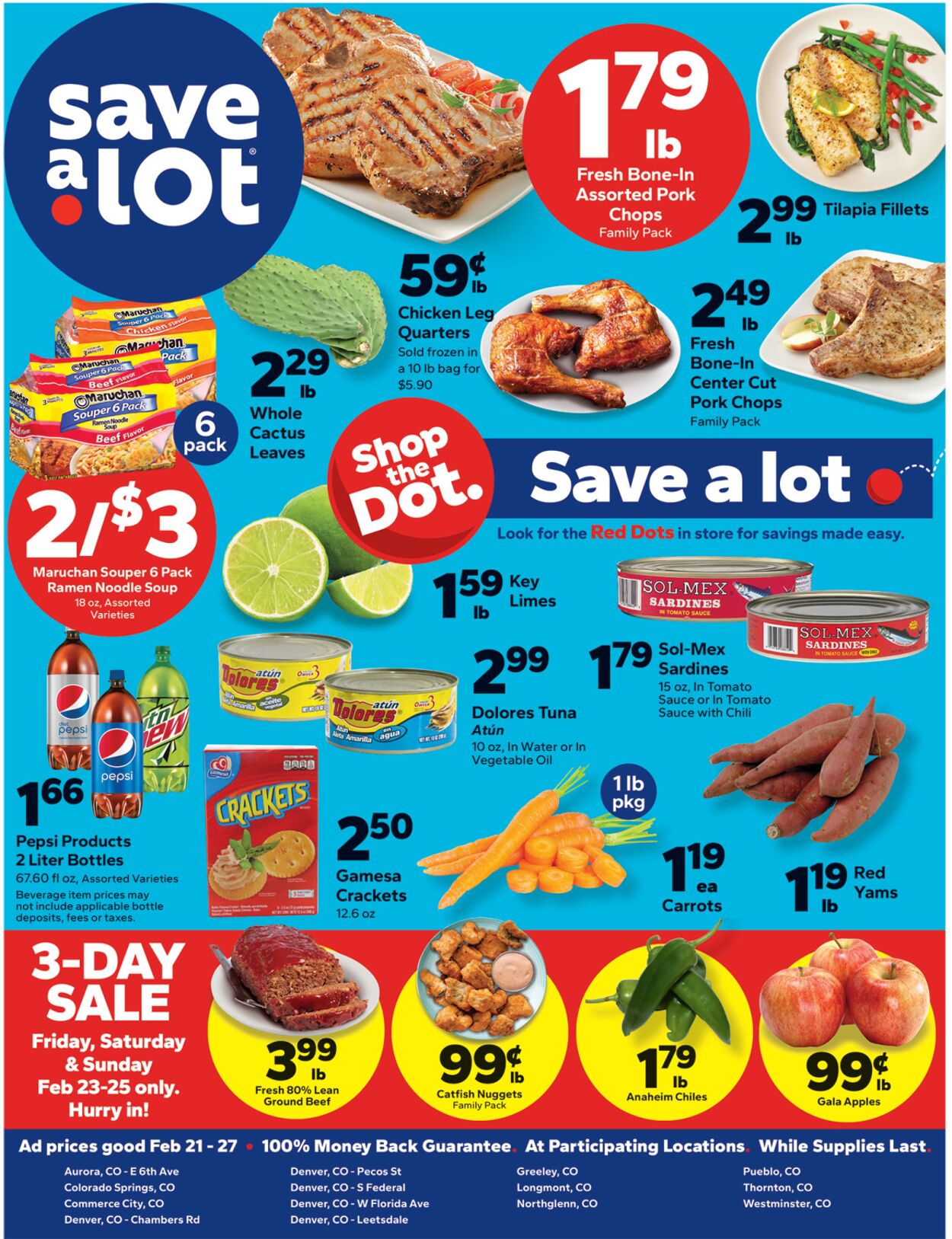 Save a Lot - Denver Weekly Ad Circular - valid 02/21-02/27/2024