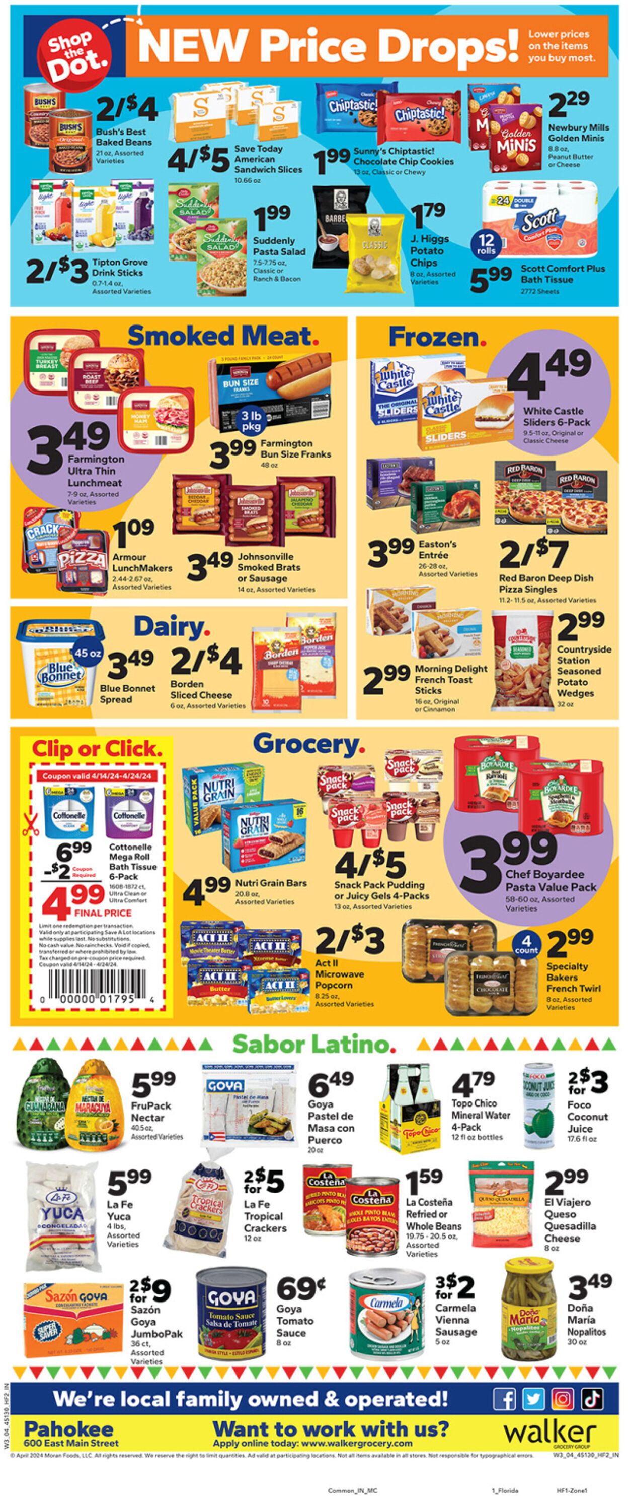 Save a Lot - Pahokee Weekly Ad Circular - valid 04/17-04/24/2024 (Page 2)