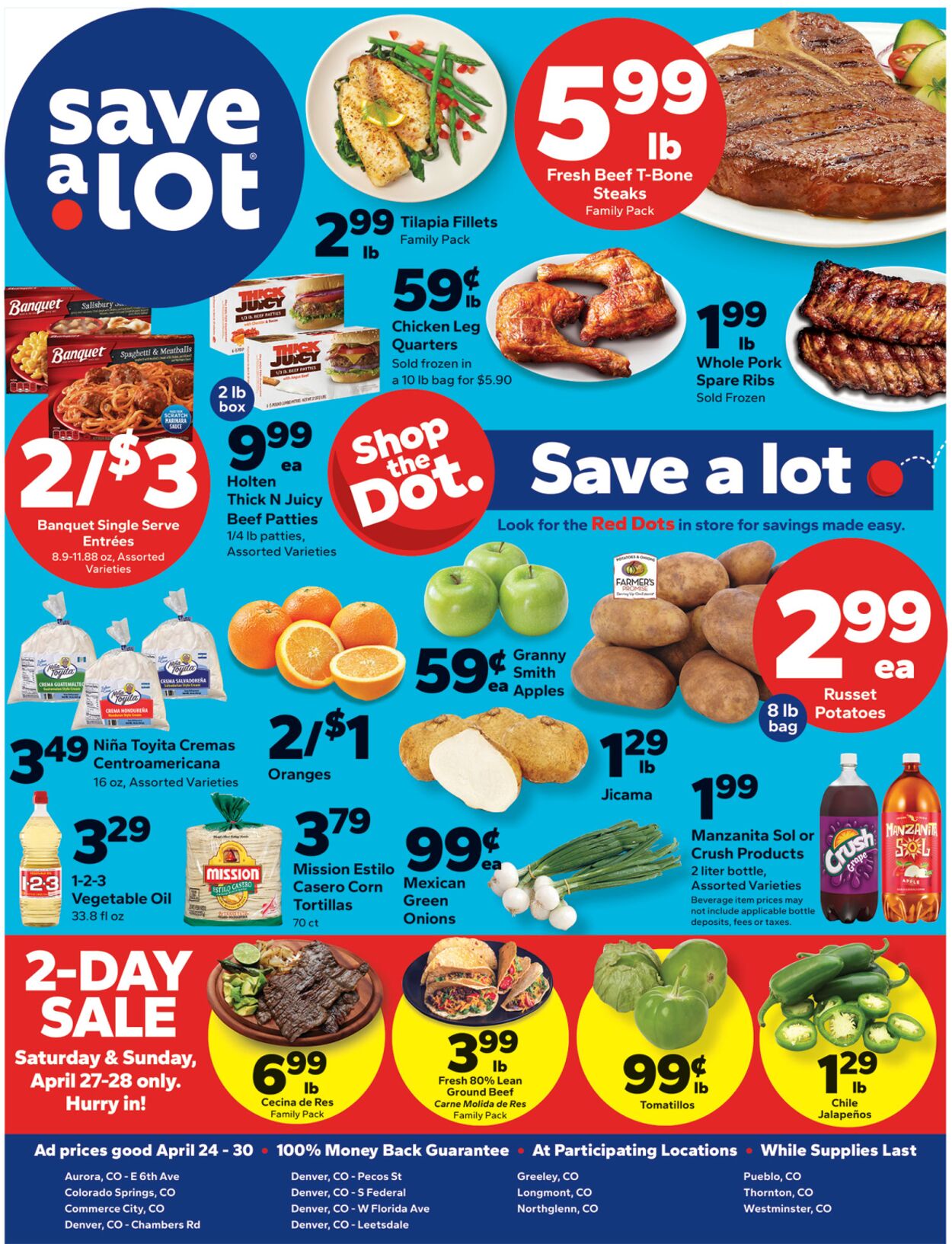 Save a Lot - Denver Weekly Ad Circular - valid 04/24-04/30/2024