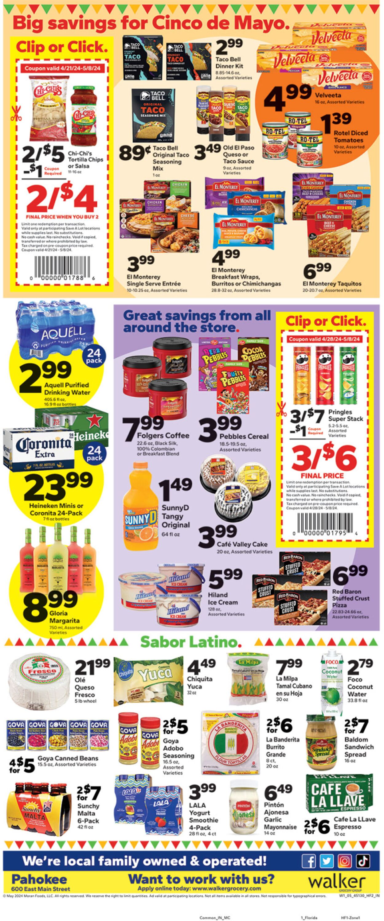 Save a Lot - Pahokee Weekly Ad Circular - valid 05/01-05/08/2024 (Page 2)