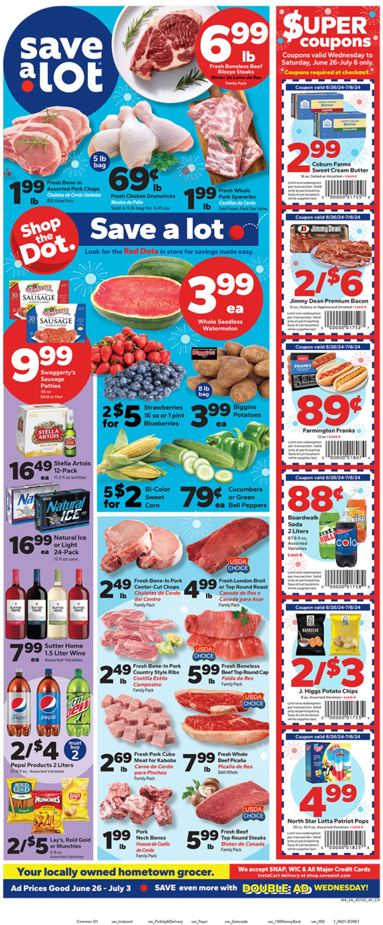 Save a Lot - Pahokee Weekly Ad Circular - valid 06/26-07/03/2024 (Page 2)
