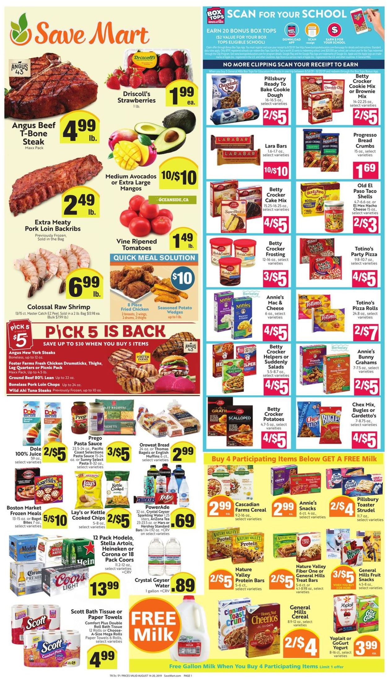 Save Mart Weekly Ad Circular - valid 08/14-08/20/2019