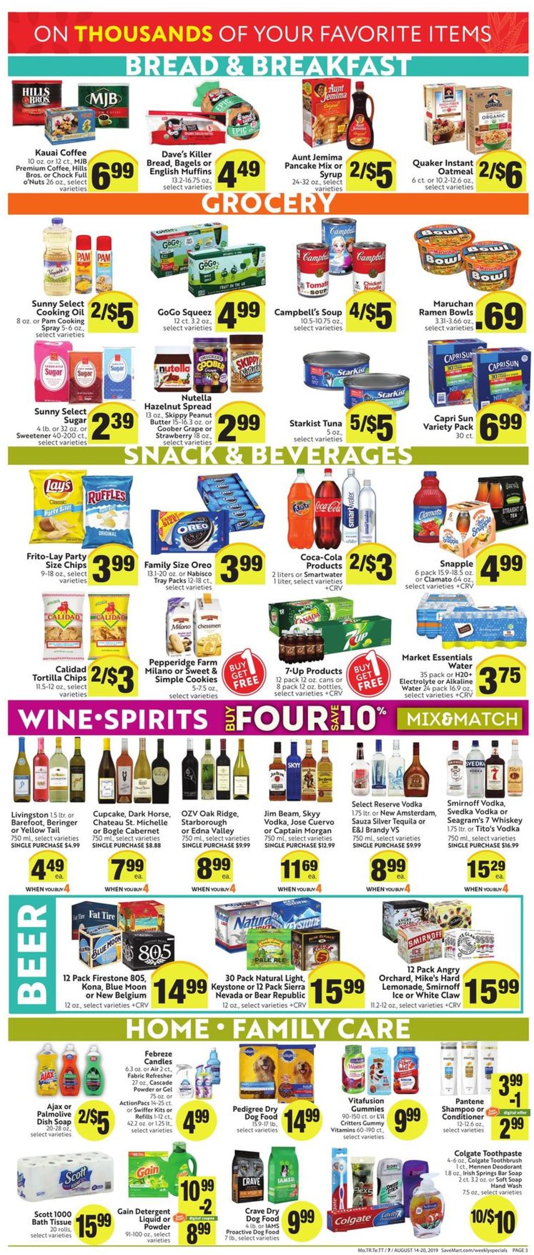 Save Mart Weekly Ad Circular - valid 08/14-08/20/2019 (Page 3)